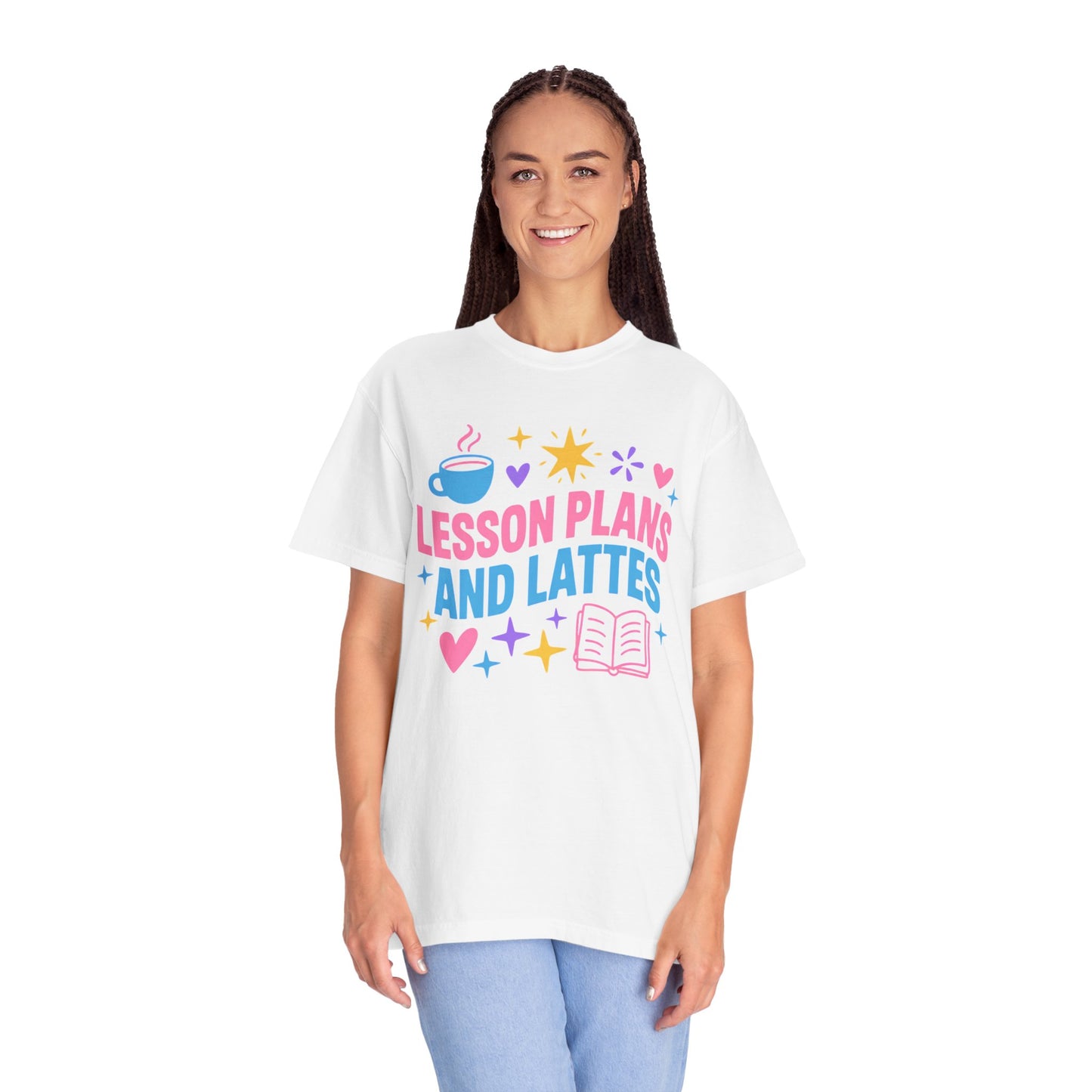 Lesson Plans and Lattes Teacher T-Shirt