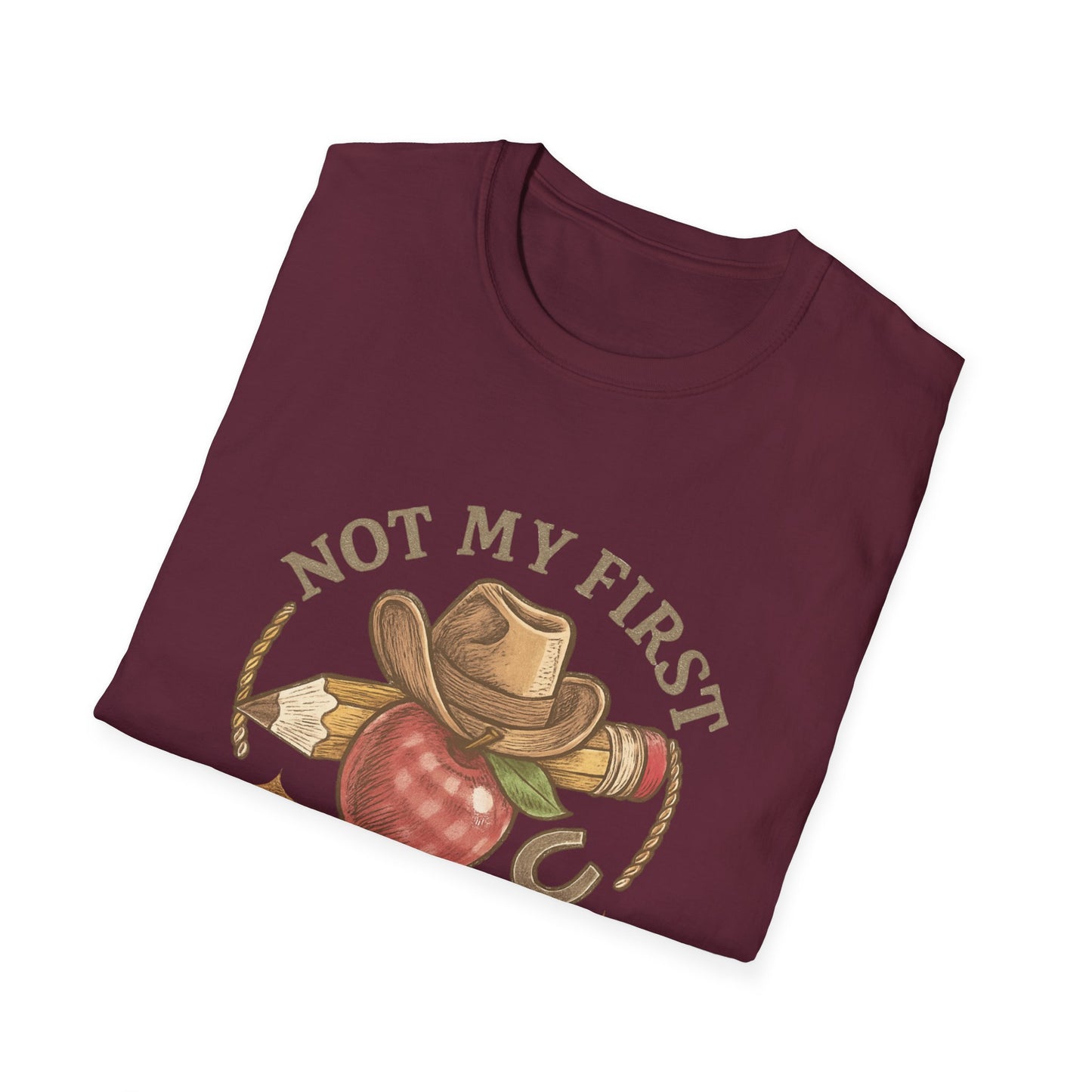 Not My First Rodeo T-Shirt — Vintage Cowboy Rodeo Tee