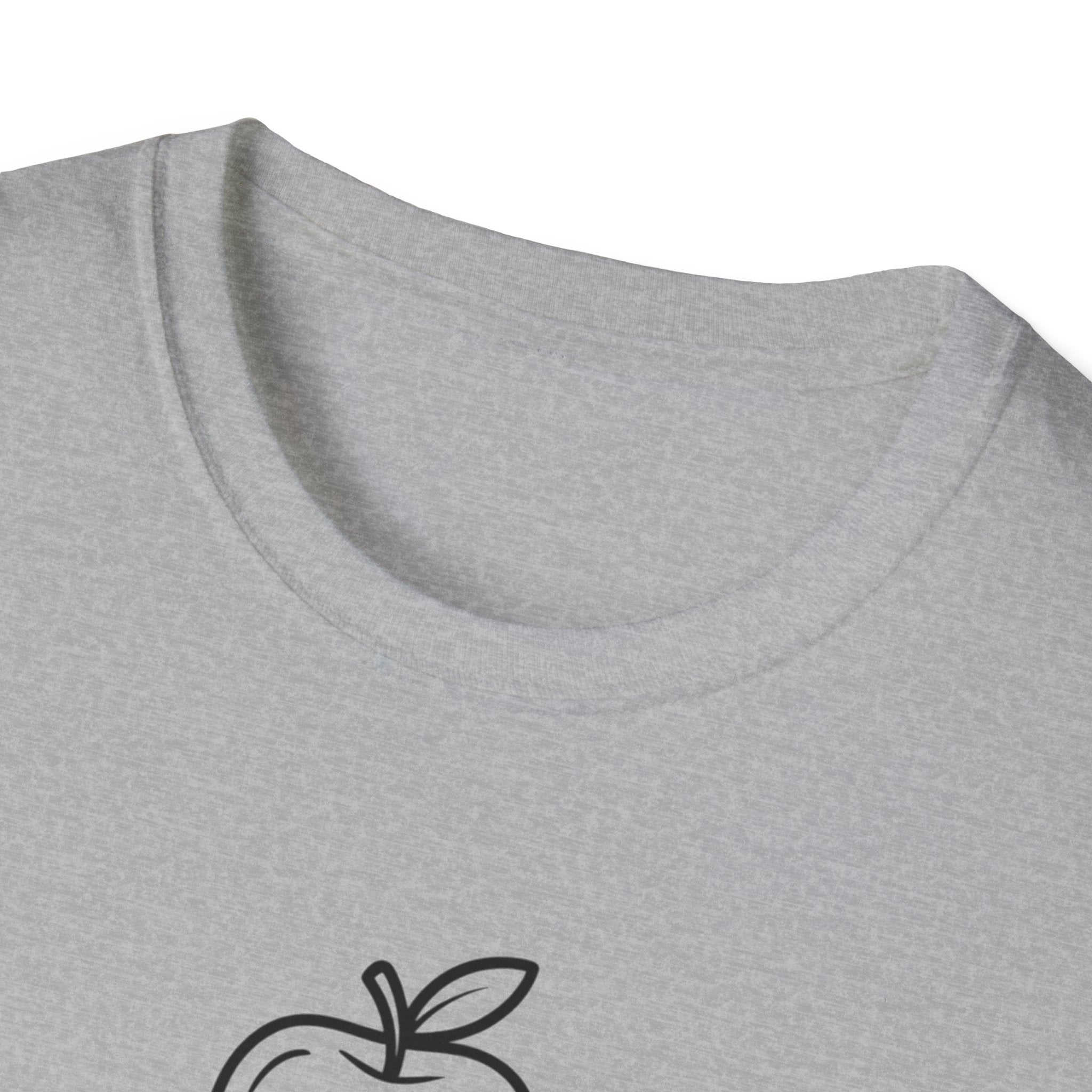 Teacher Apple Stack T‑Shirt — Minimalist Books & Apple Tee for Educators