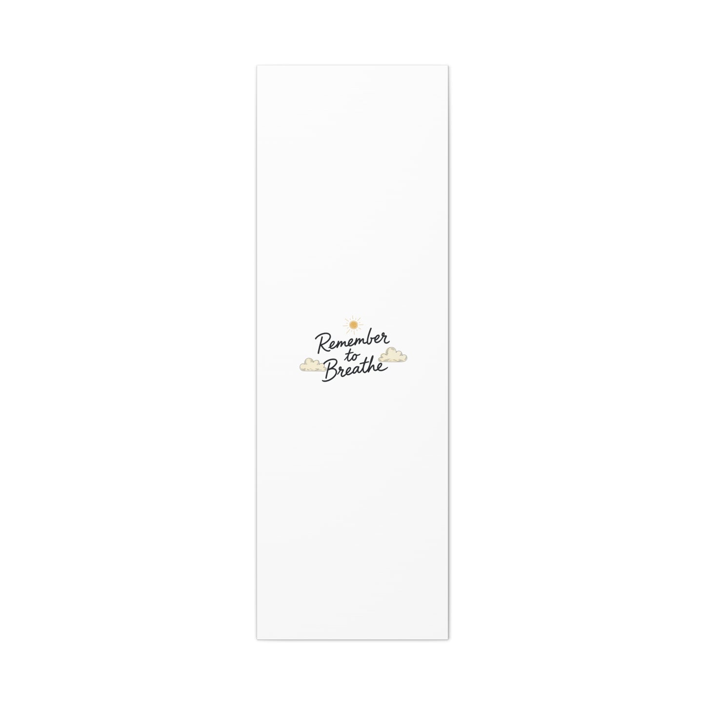 Remember to Breathe Canvas | analogue reminder, handwritten note aesthetic