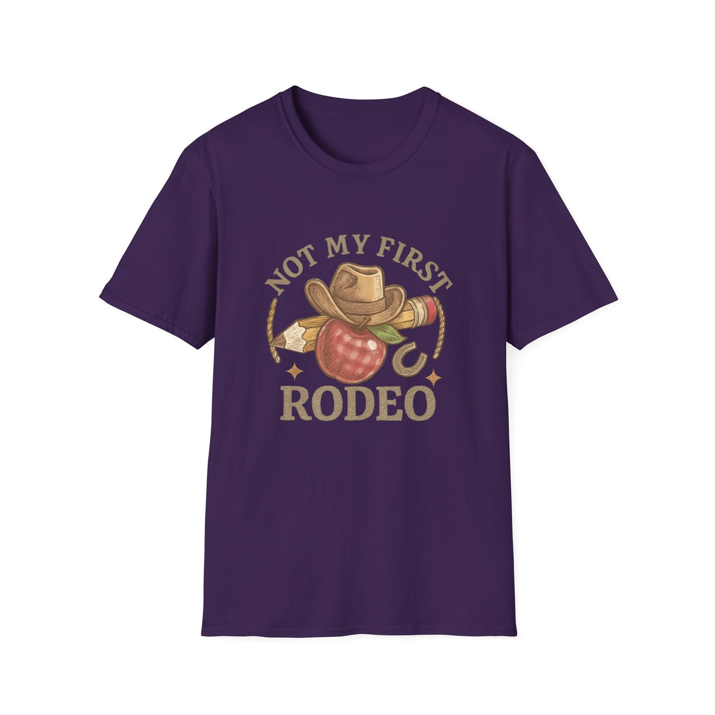 Not My First Rodeo T-Shirt — Vintage Cowboy Rodeo Tee