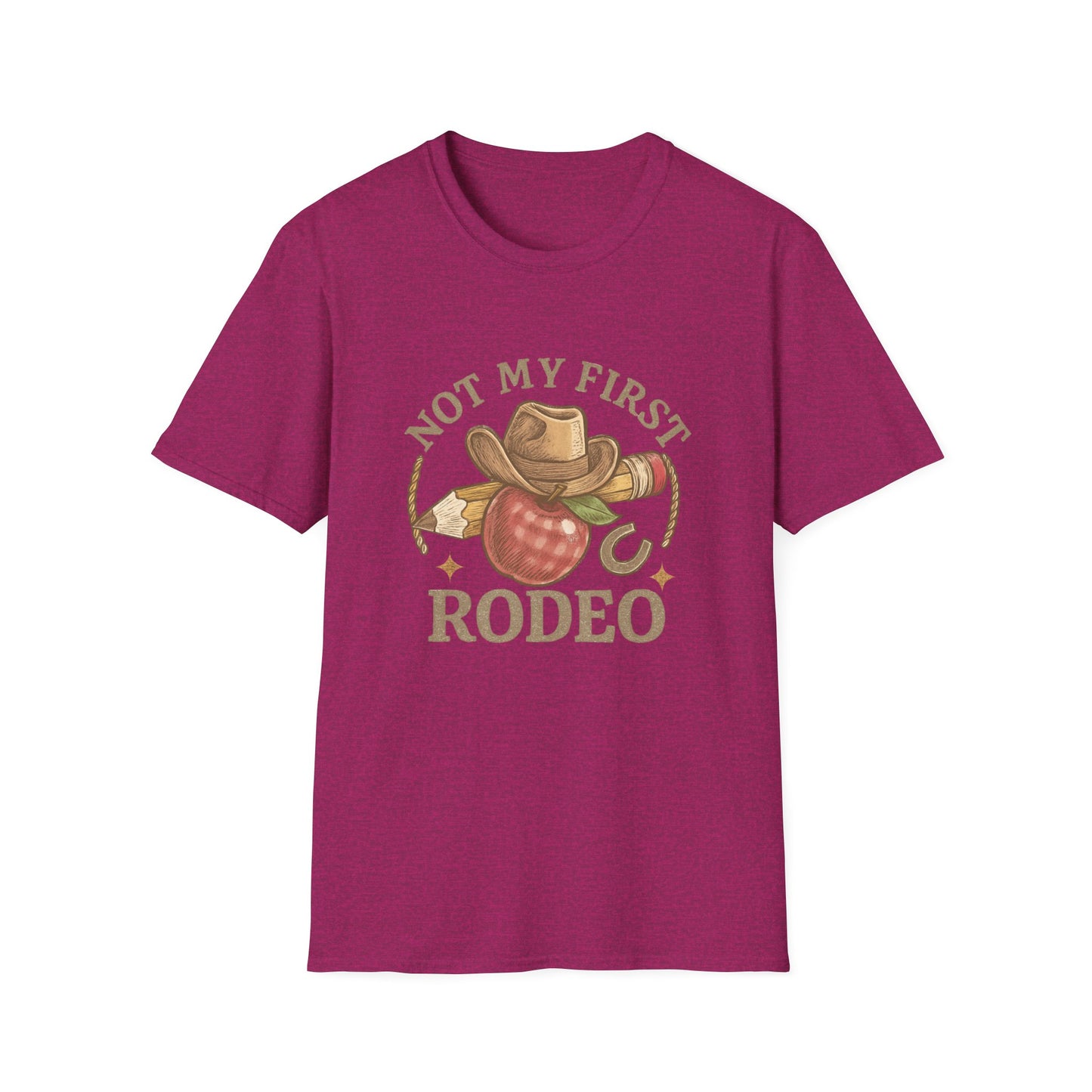 Not My First Rodeo T-Shirt — Vintage Cowboy Rodeo Tee