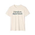 Literature Department Organic T-Shirt — Minimalist Book Lover Tee