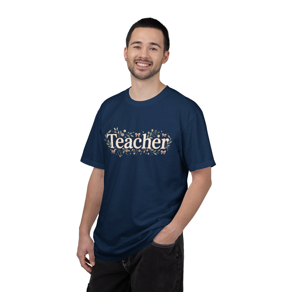 Teacher Floral T‑Shirt