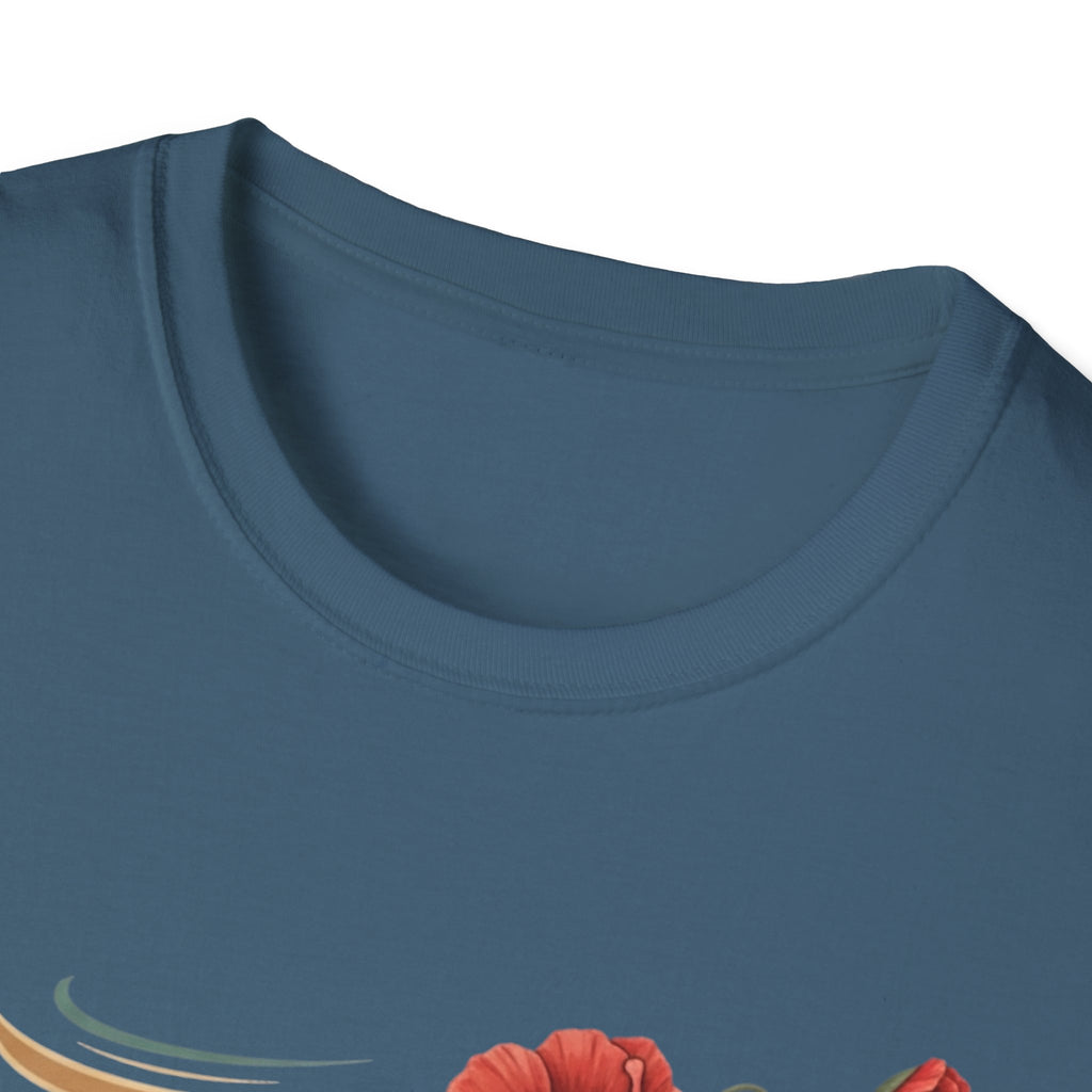 Pause Is Power T-Shirt — Floral Inspirational Mindfulness Tee