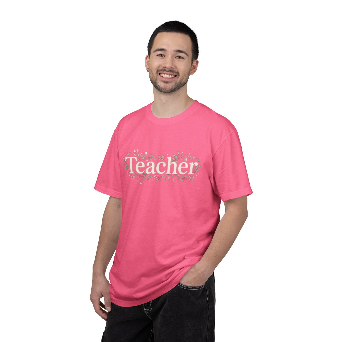 Teacher Floral T‑Shirt