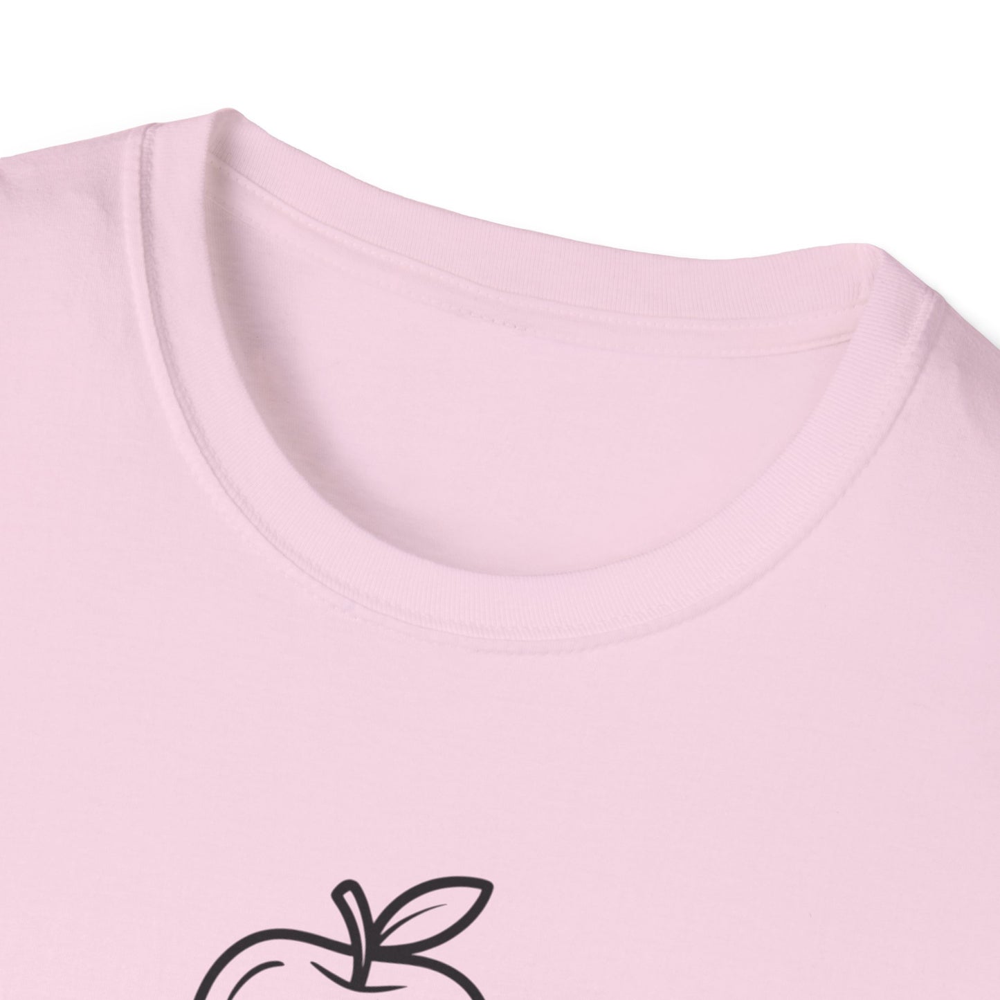 Teacher Apple Stack T‑Shirt — Minimalist Books & Apple Tee for Educators