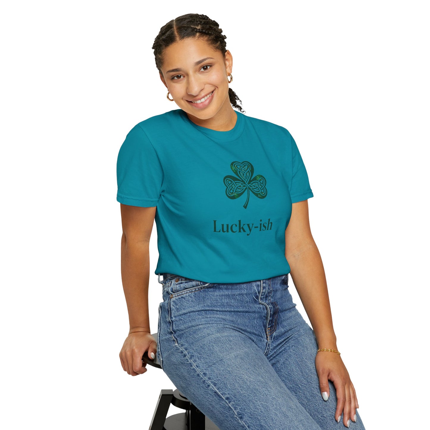 'Lucky-ish' Celtic Shamrock St. Patrick's Day Tee