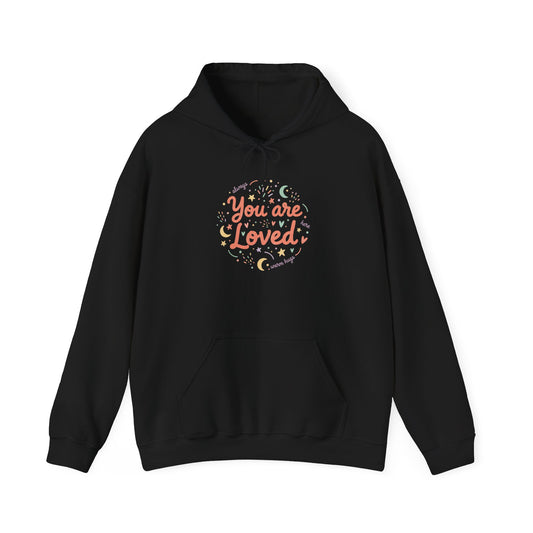 You Are Loved hoodie | handwritten doodle design, sketch aesthetic