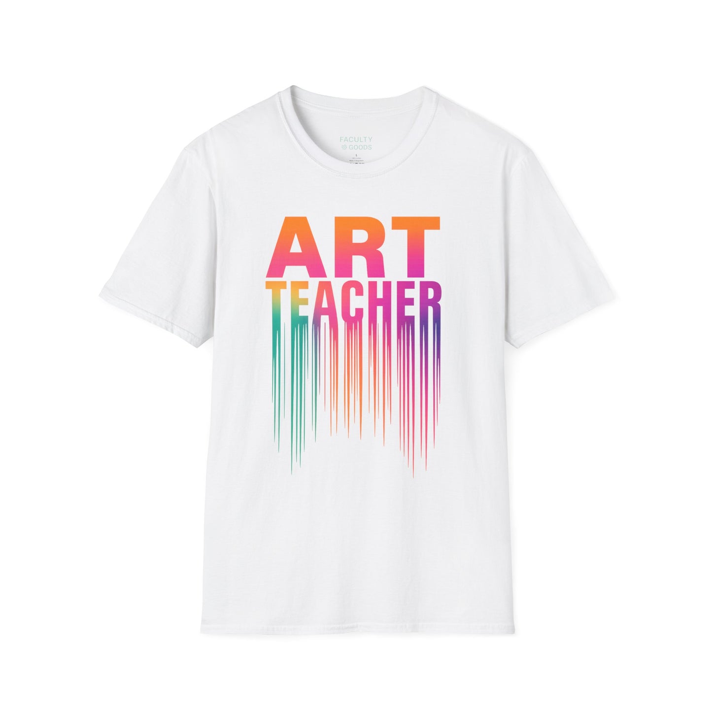 Art Teacher Dripping Paint Tee