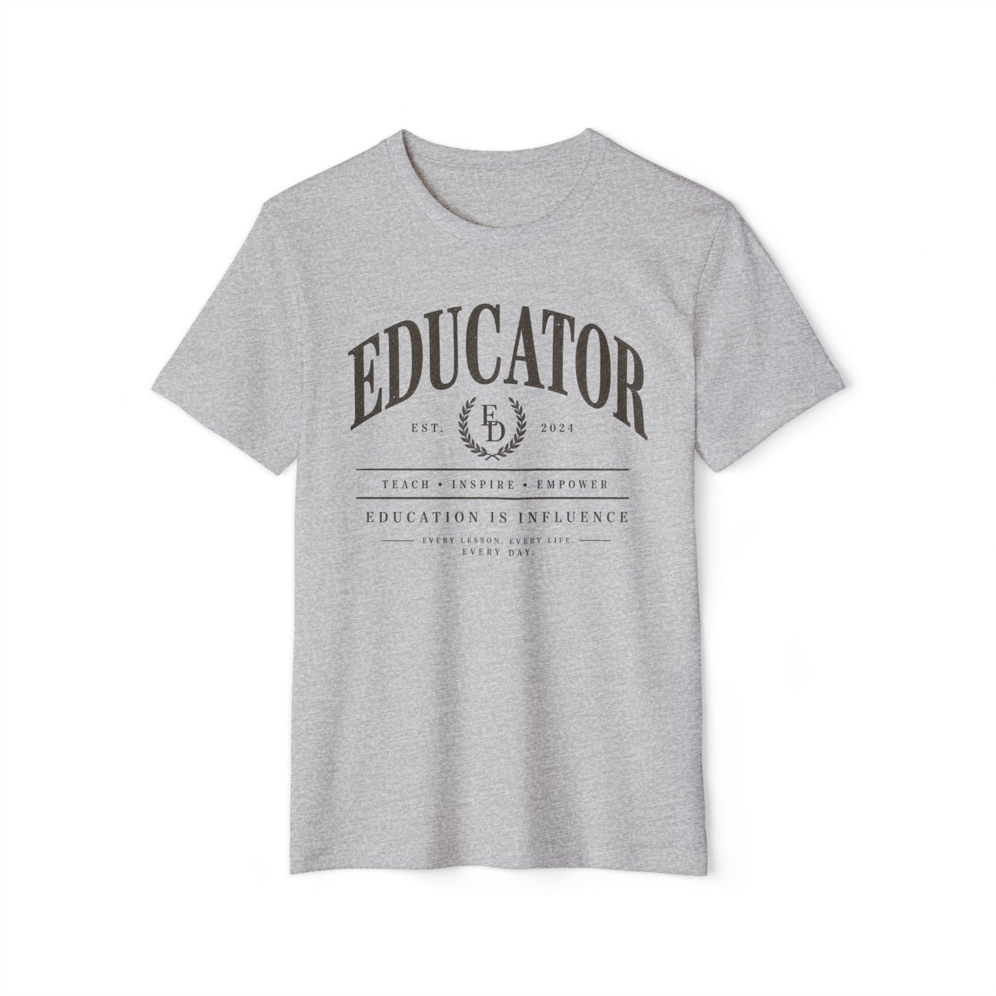 Educator Vintage Tee — Teacher Appreciation Organic Recycled T-Shirt