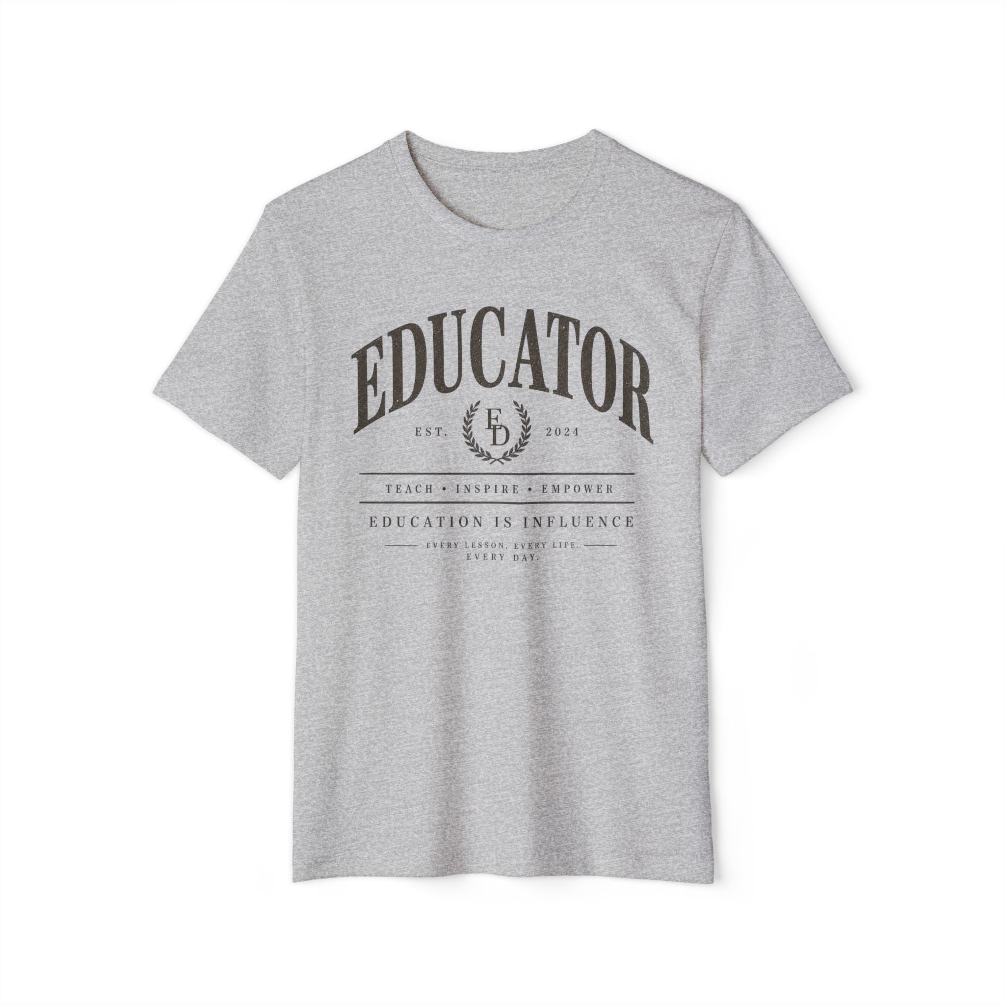 Educator Vintage Tee — Teacher Appreciation Organic Recycled T-Shirt