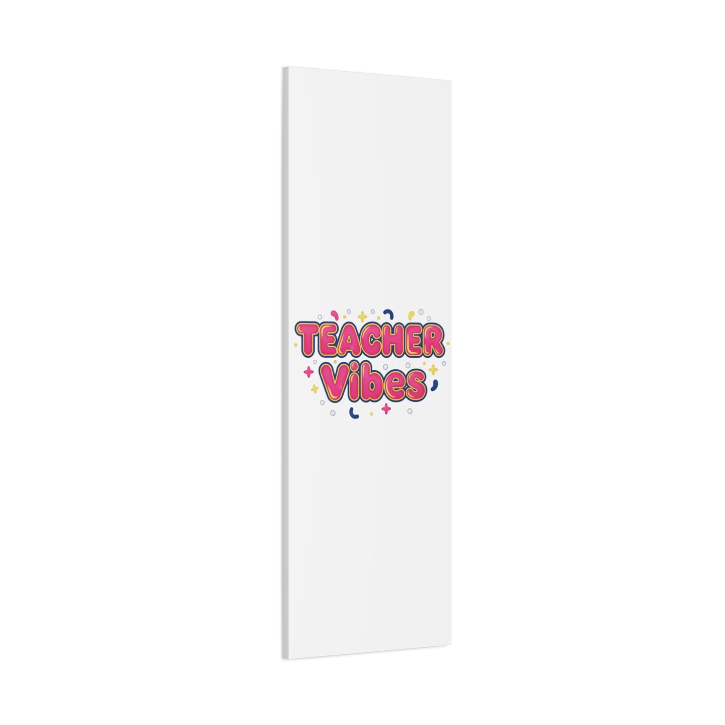 Teacher Vibes Canvas | Dopamine Decor, Neon Gradient Squishy Art