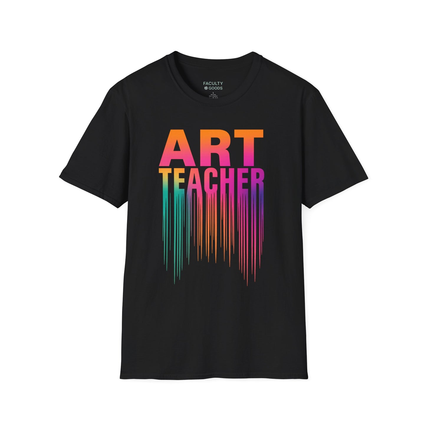 Art Teacher Dripping Paint Tee