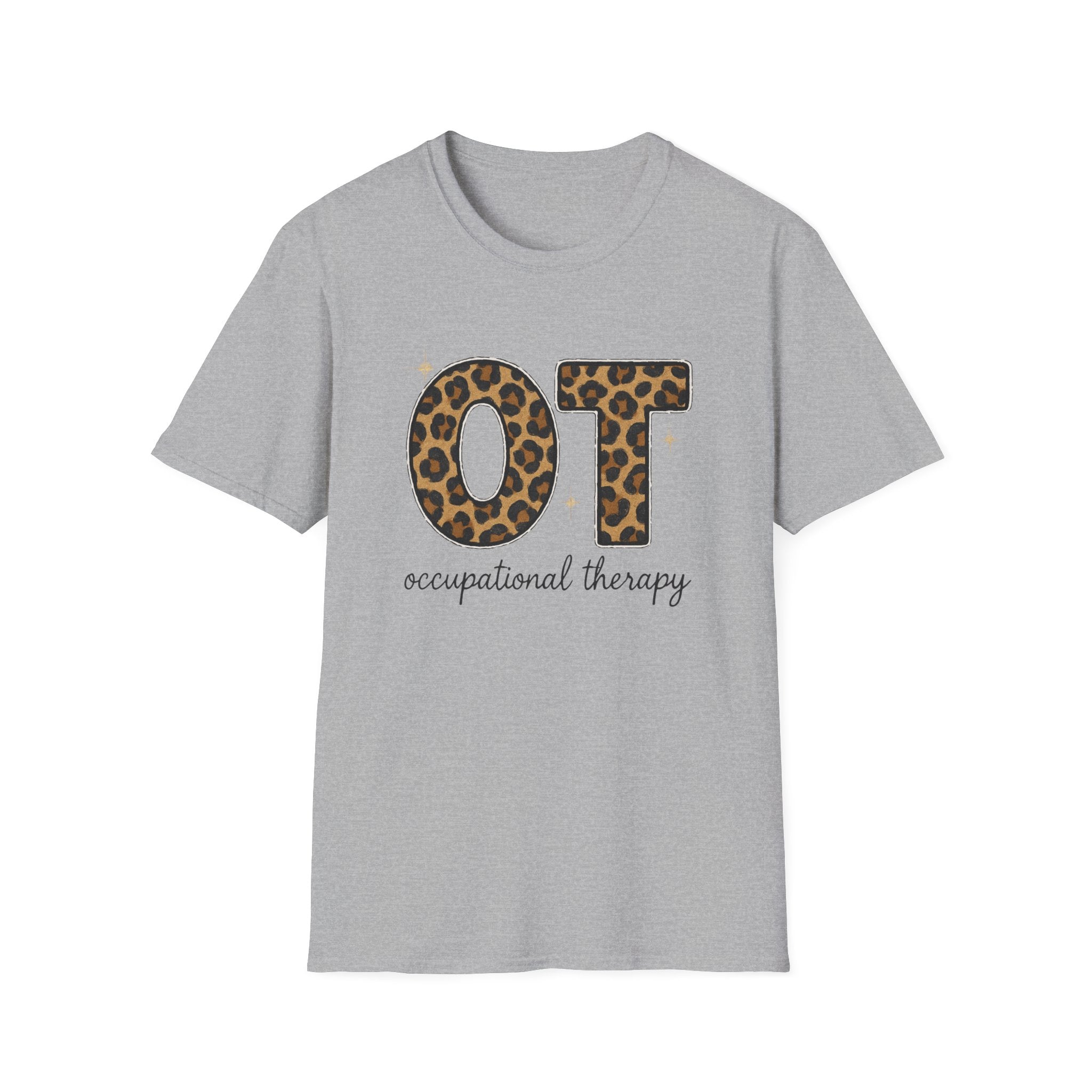 OT Leopard Print Occupational Therapy T-Shirt