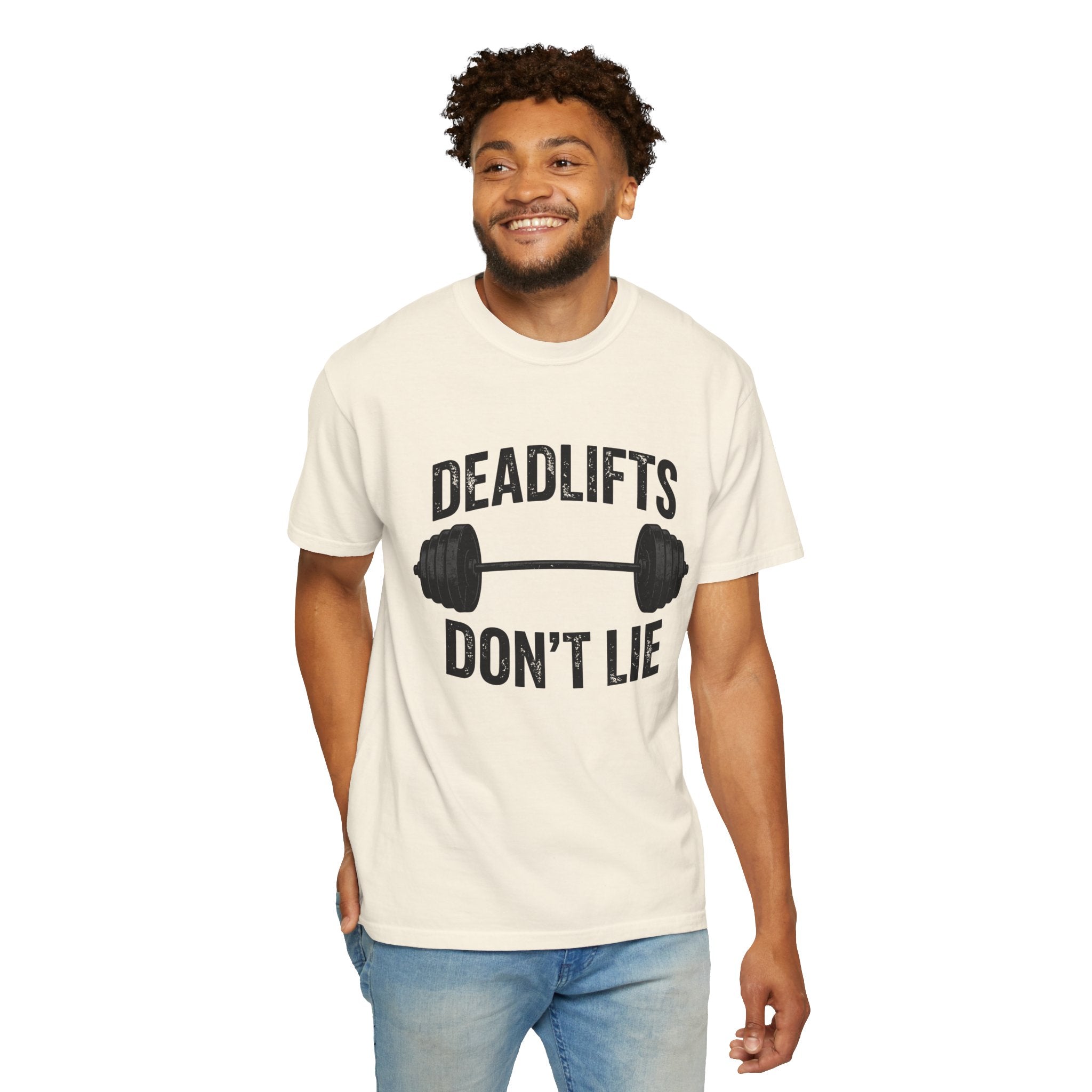 Deadlifts Don’t Lie Barbell T-Shirt