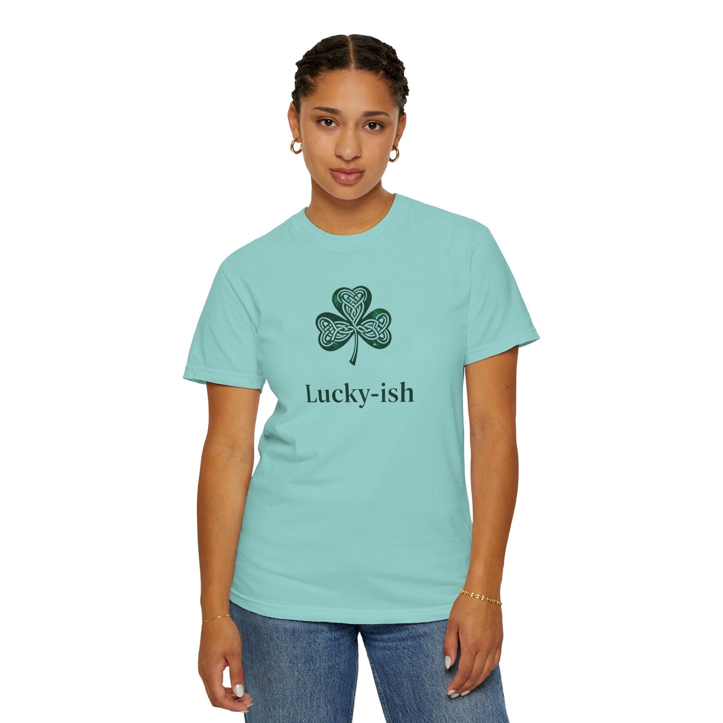 'Lucky-ish' Celtic Shamrock St. Patrick's Day Tee