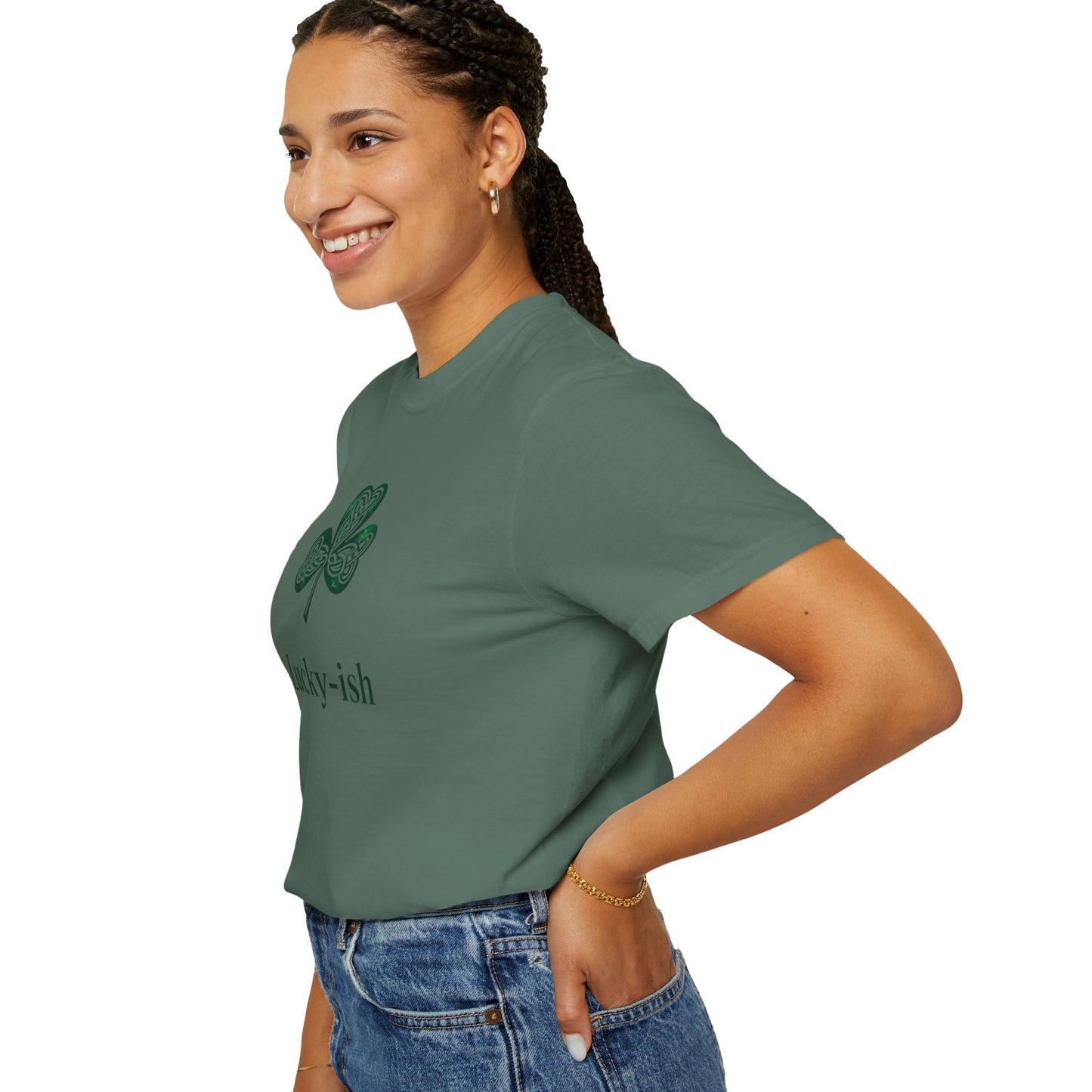 'Lucky-ish' Celtic Shamrock St. Patrick's Day Tee