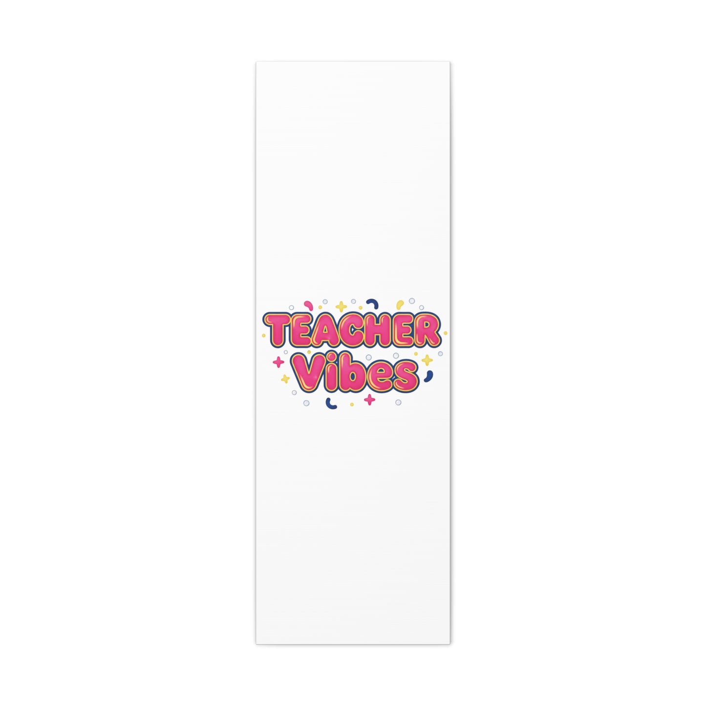 Teacher Vibes Canvas | Dopamine Decor, Neon Gradient Squishy Art