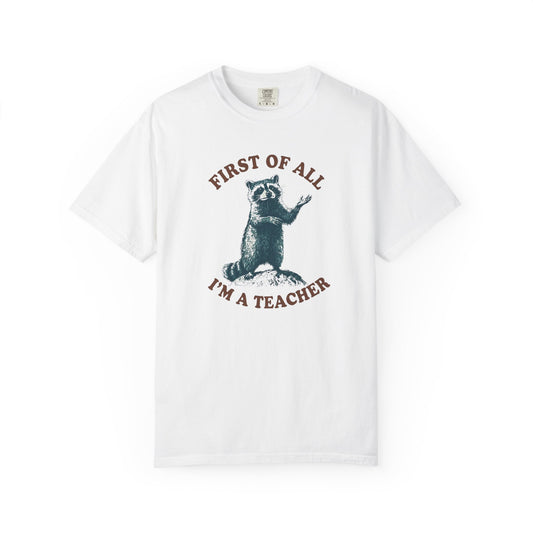 Teacher Raccoon T-Shirt