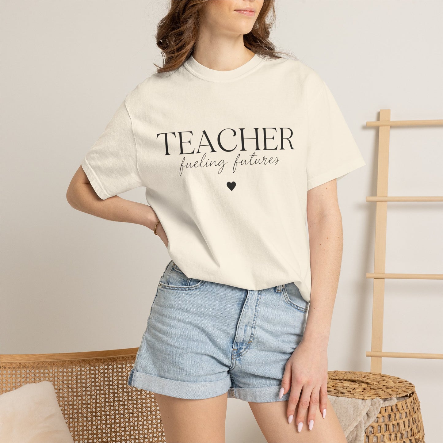 Teacher Fueling Futures T-Shirt, Comfort Colors 1717