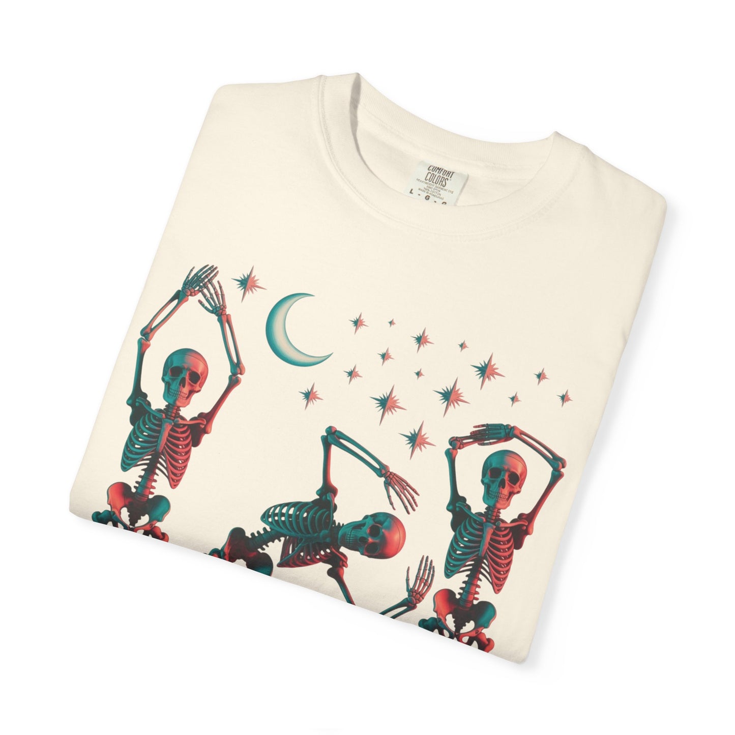Halloween Dancing Skeletons Comfort Colors T-shirt