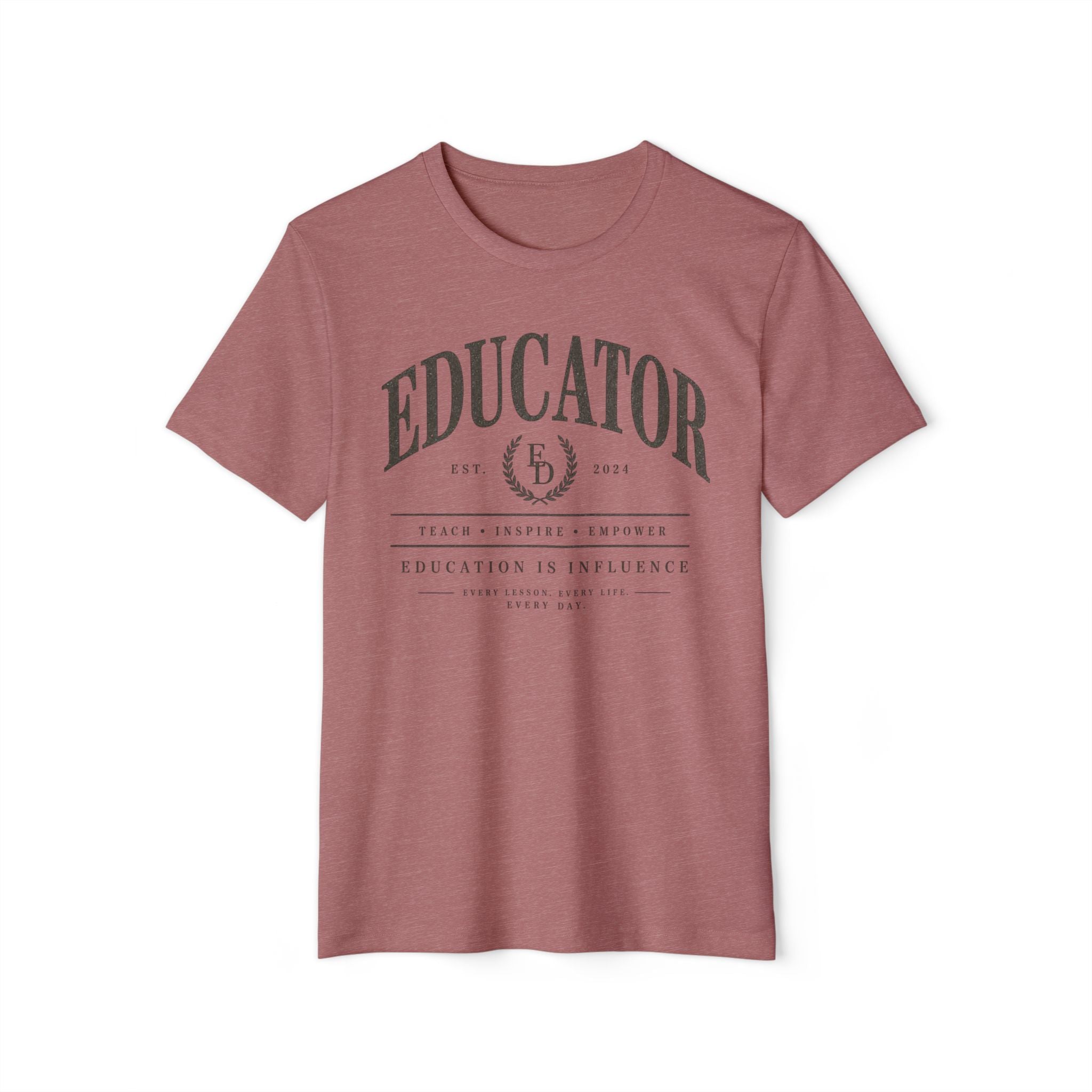 Educator Vintage Tee — Teacher Appreciation Organic Recycled T-Shirt