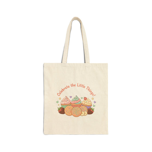 Tiny Treats illustration Tote | pastel sweets, sweet tooth design