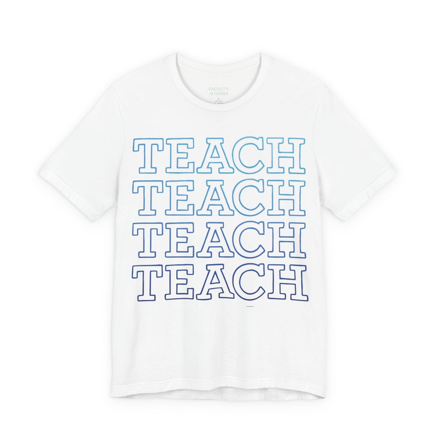 Blue Ombre TEACH Tee