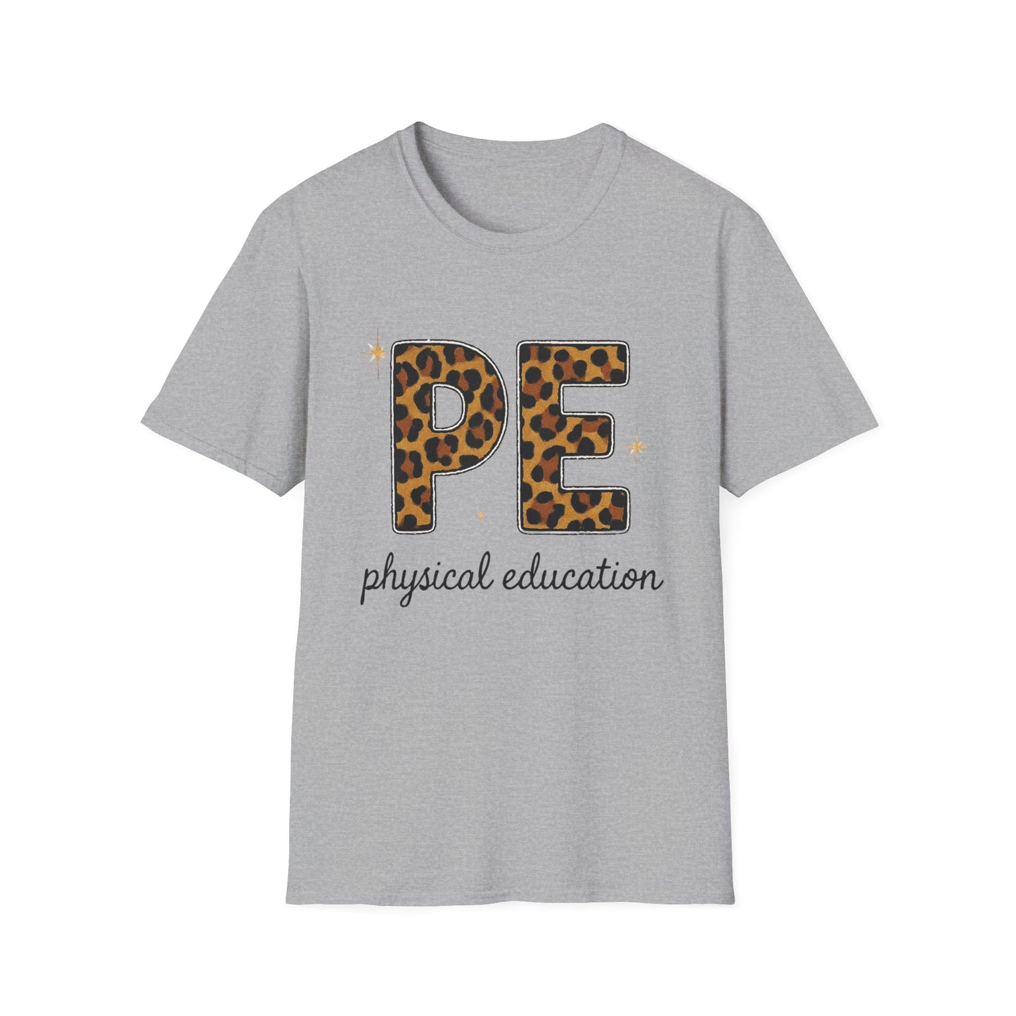 PE Leopard Print Physical Education T-Shirt — Cute PE Teacher Tee