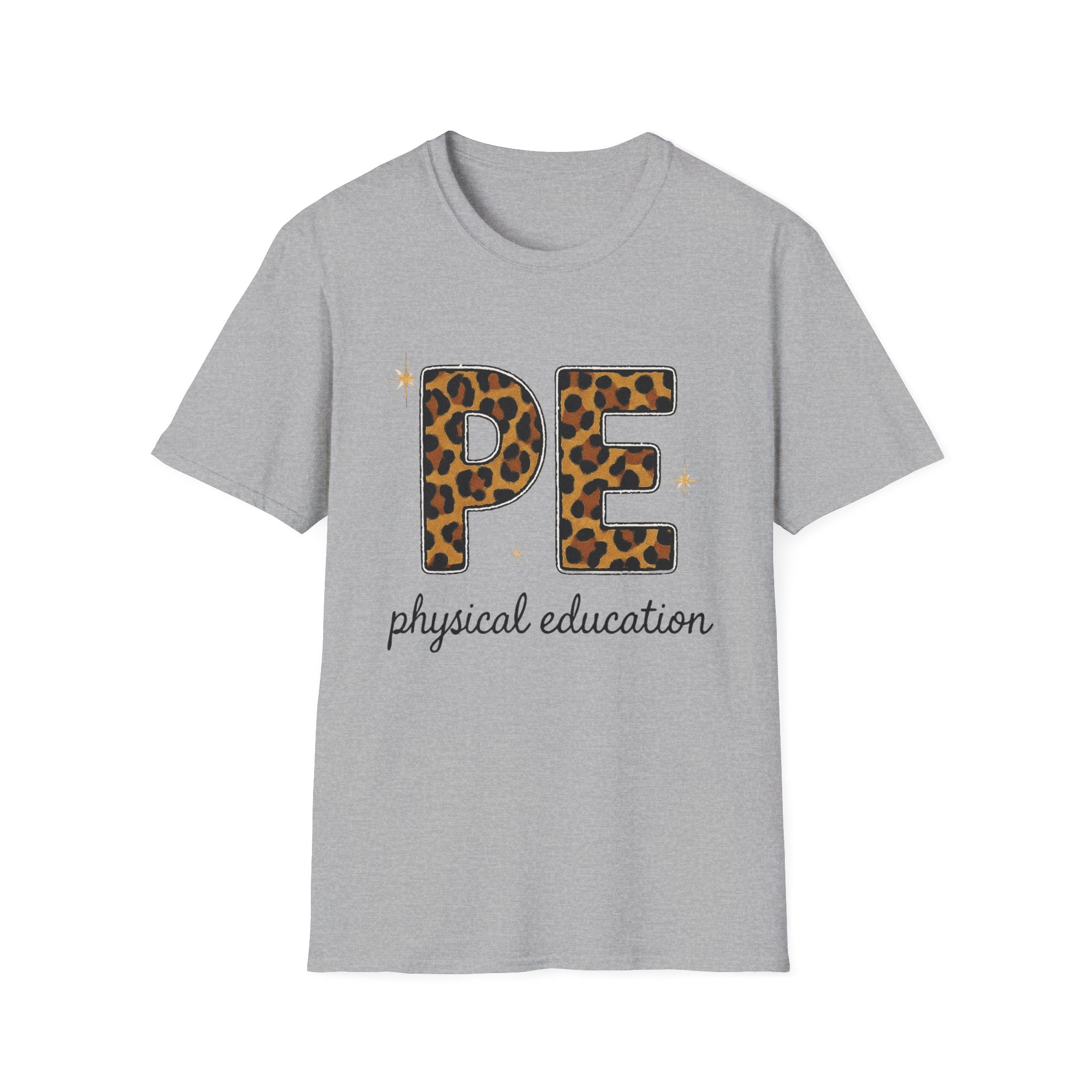 PE Leopard Print Physical Education T-Shirt — Cute PE Teacher Tee