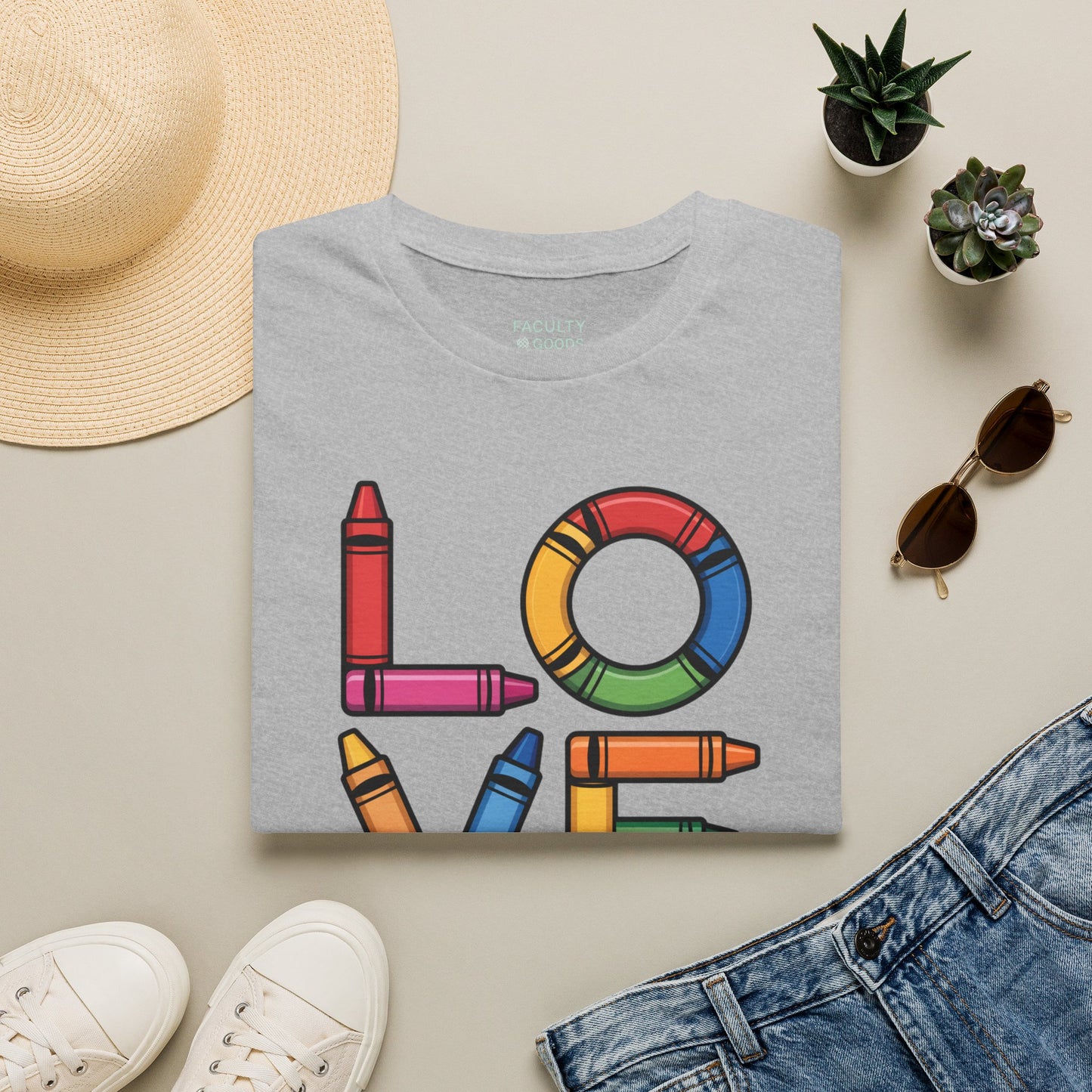 LOVE crayon T-Shirt