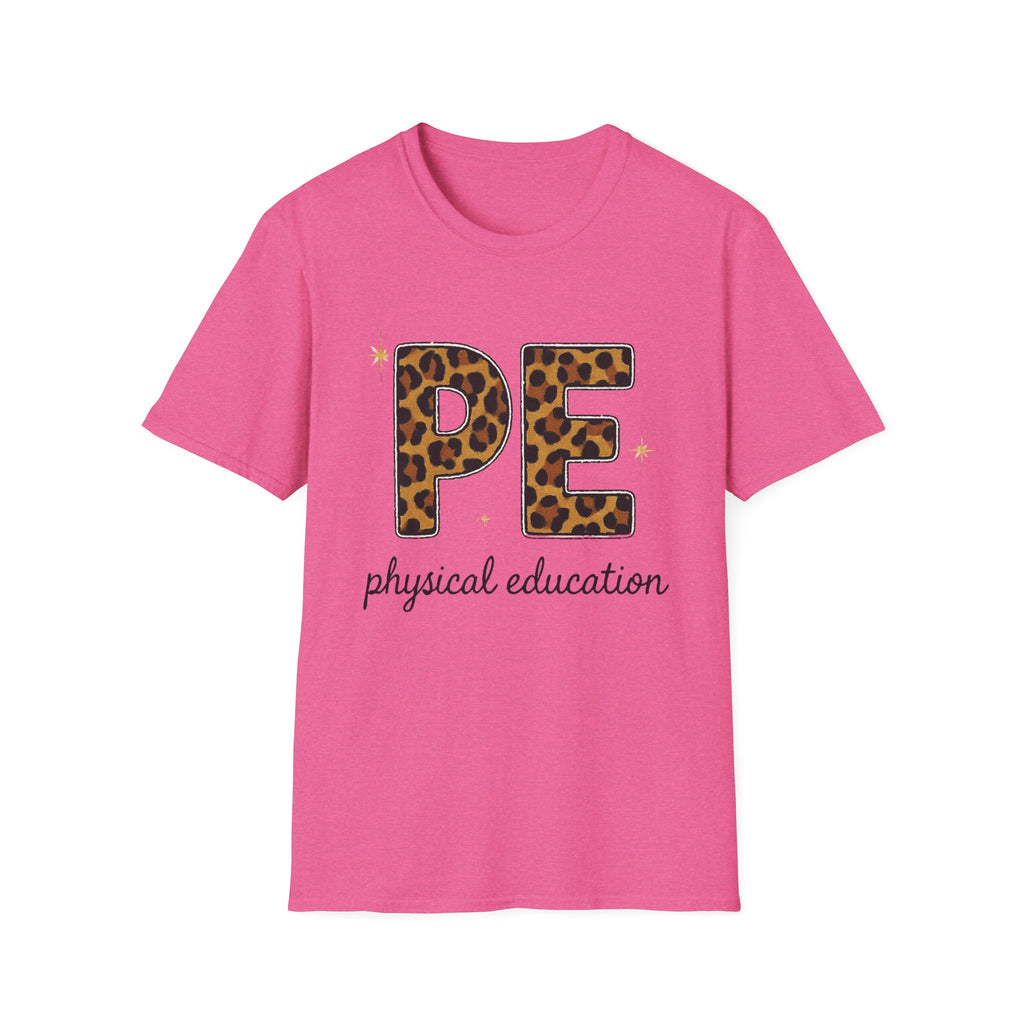 PE Leopard Print Physical Education T-Shirt — Cute PE Teacher Tee
