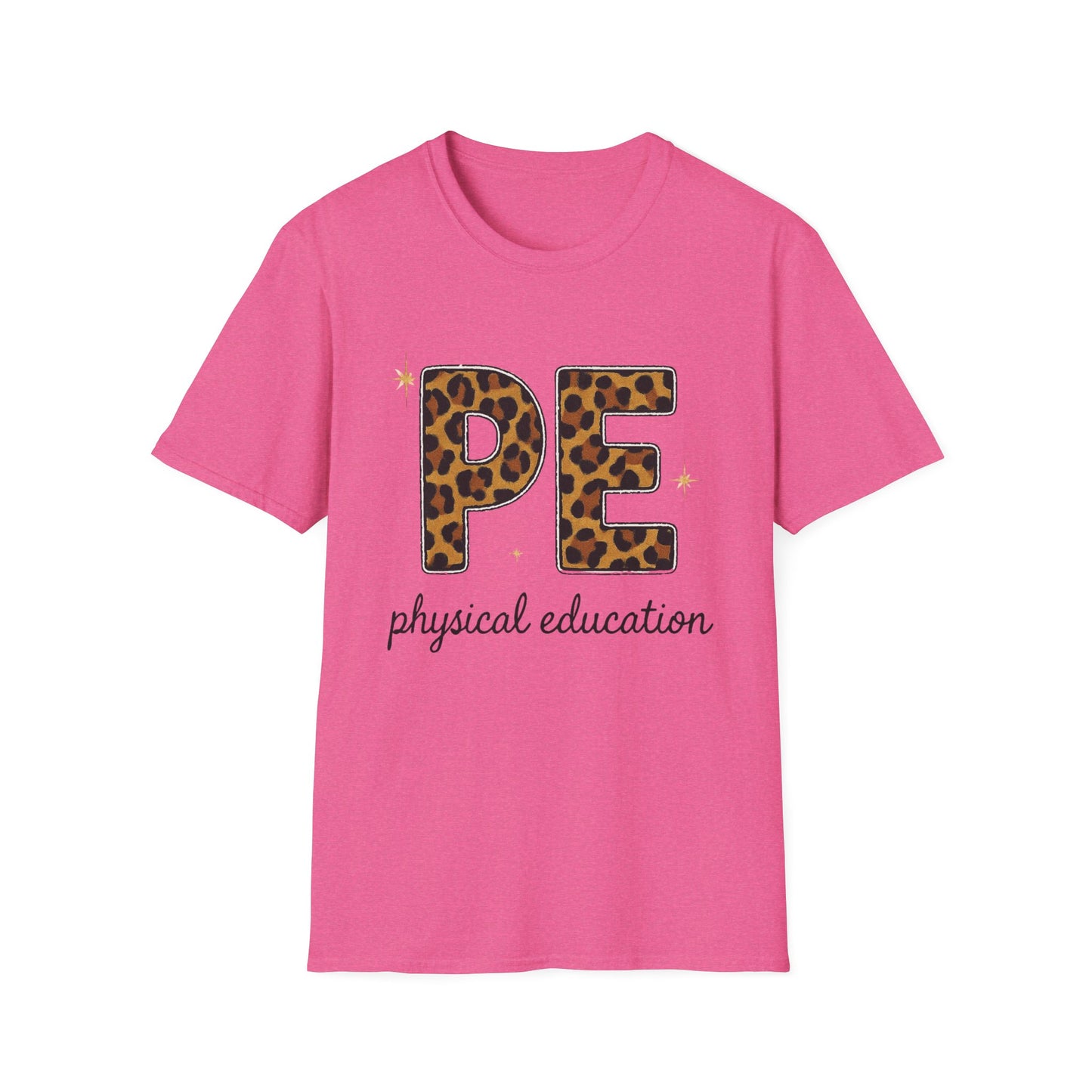 PE Leopard Print Physical Education T-Shirt — Cute PE Teacher Tee