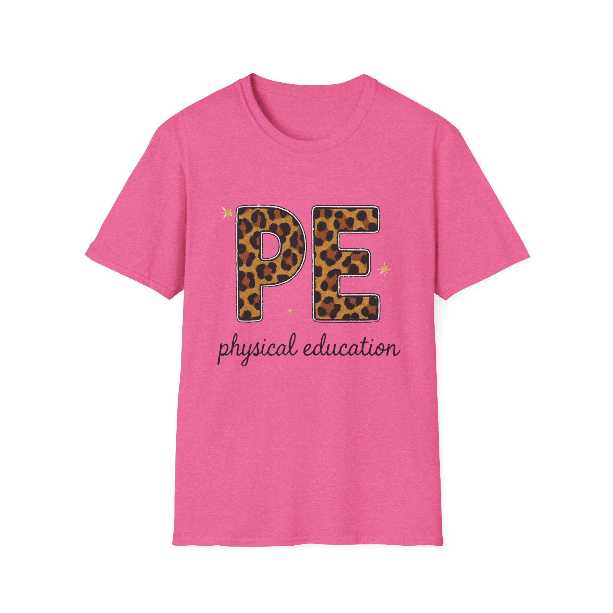 PE Leopard Print Physical Education T-Shirt — Cute PE Teacher Tee