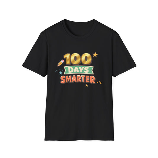100 Days Smarter School T-Shirt — School Celebration Tee