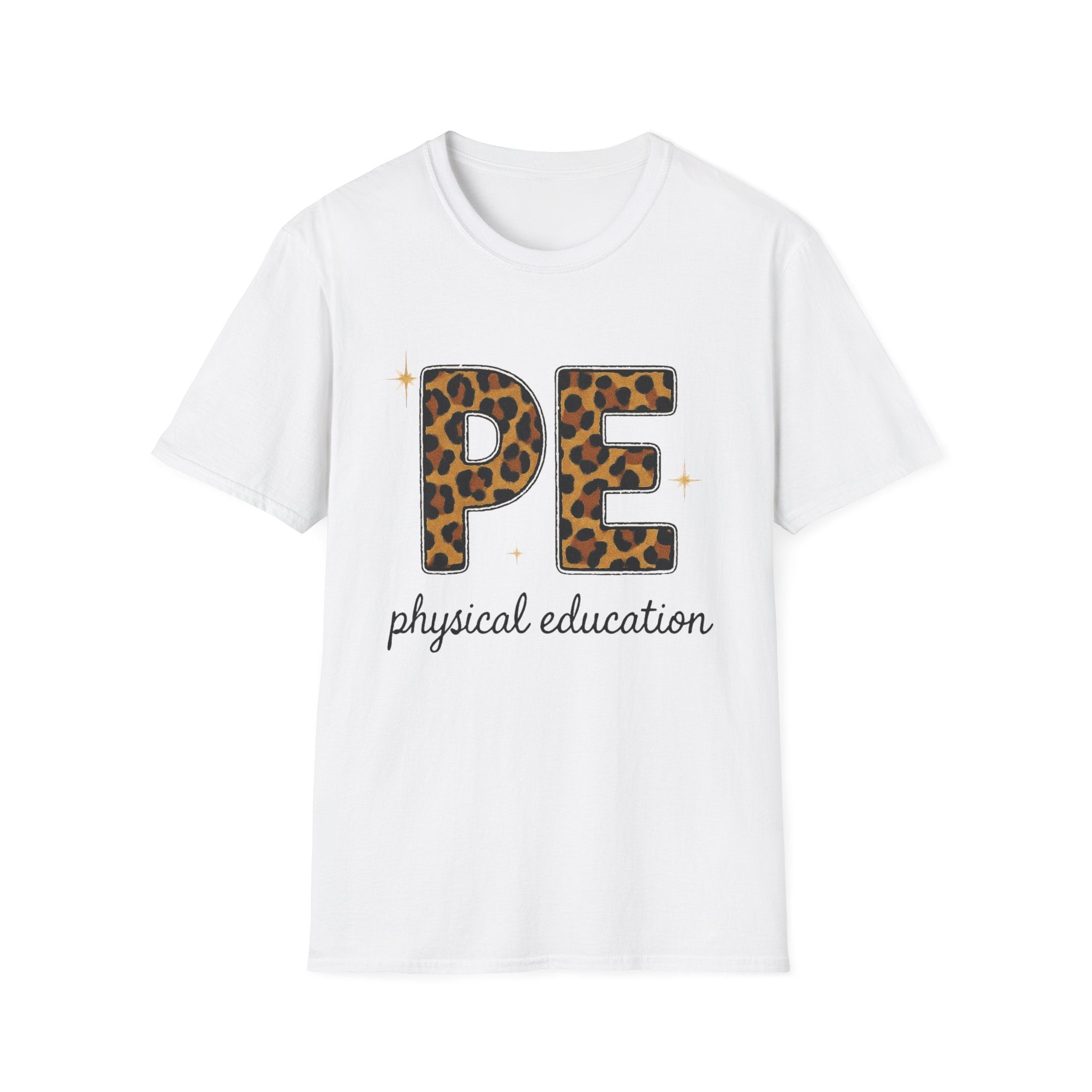 PE Leopard Print Physical Education T-Shirt — Cute PE Teacher Tee
