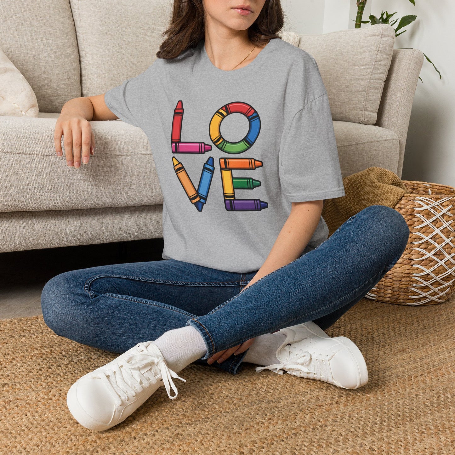 LOVE crayon T-Shirt