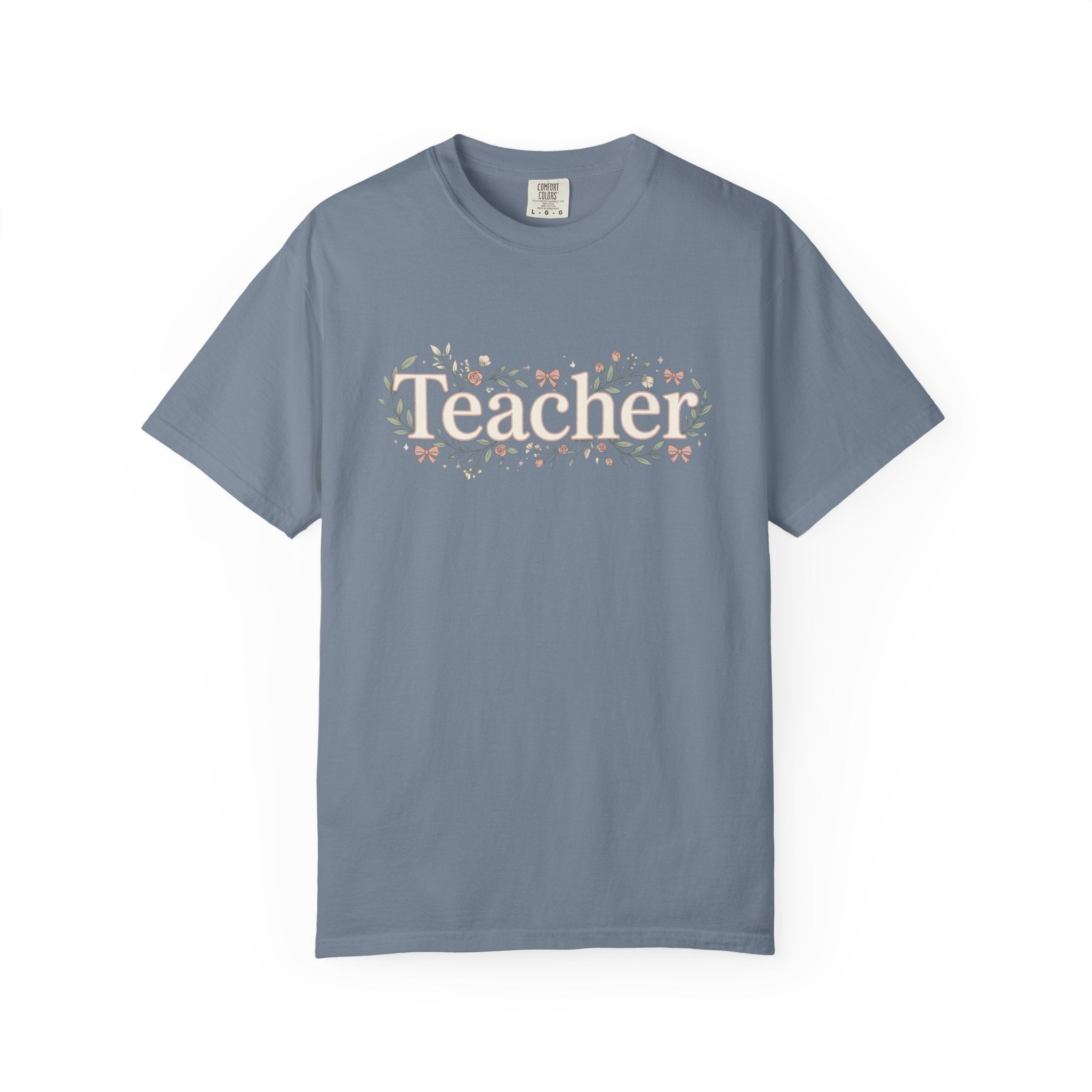 Teacher Floral T‑Shirt