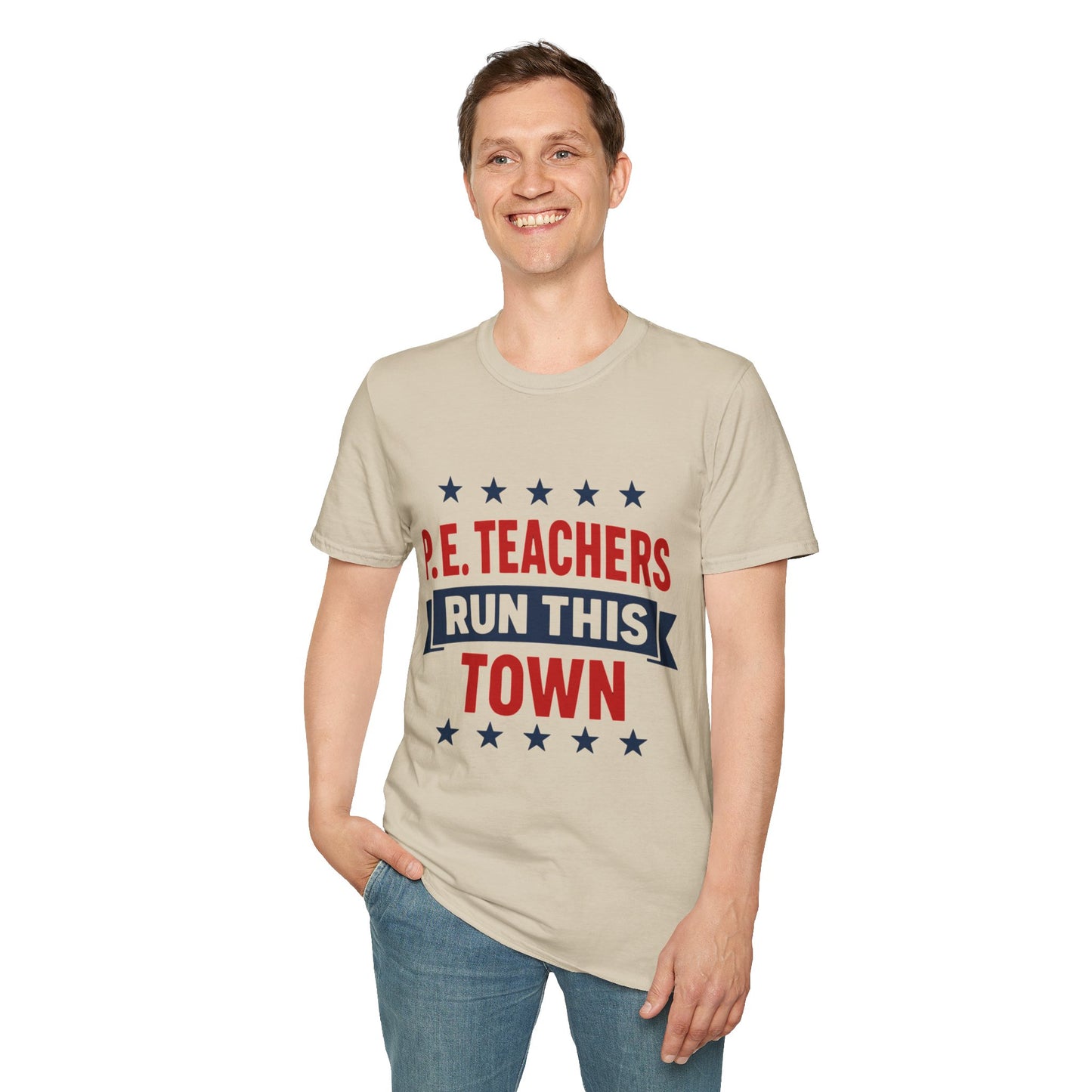 PE Teachers Run This Town Tee