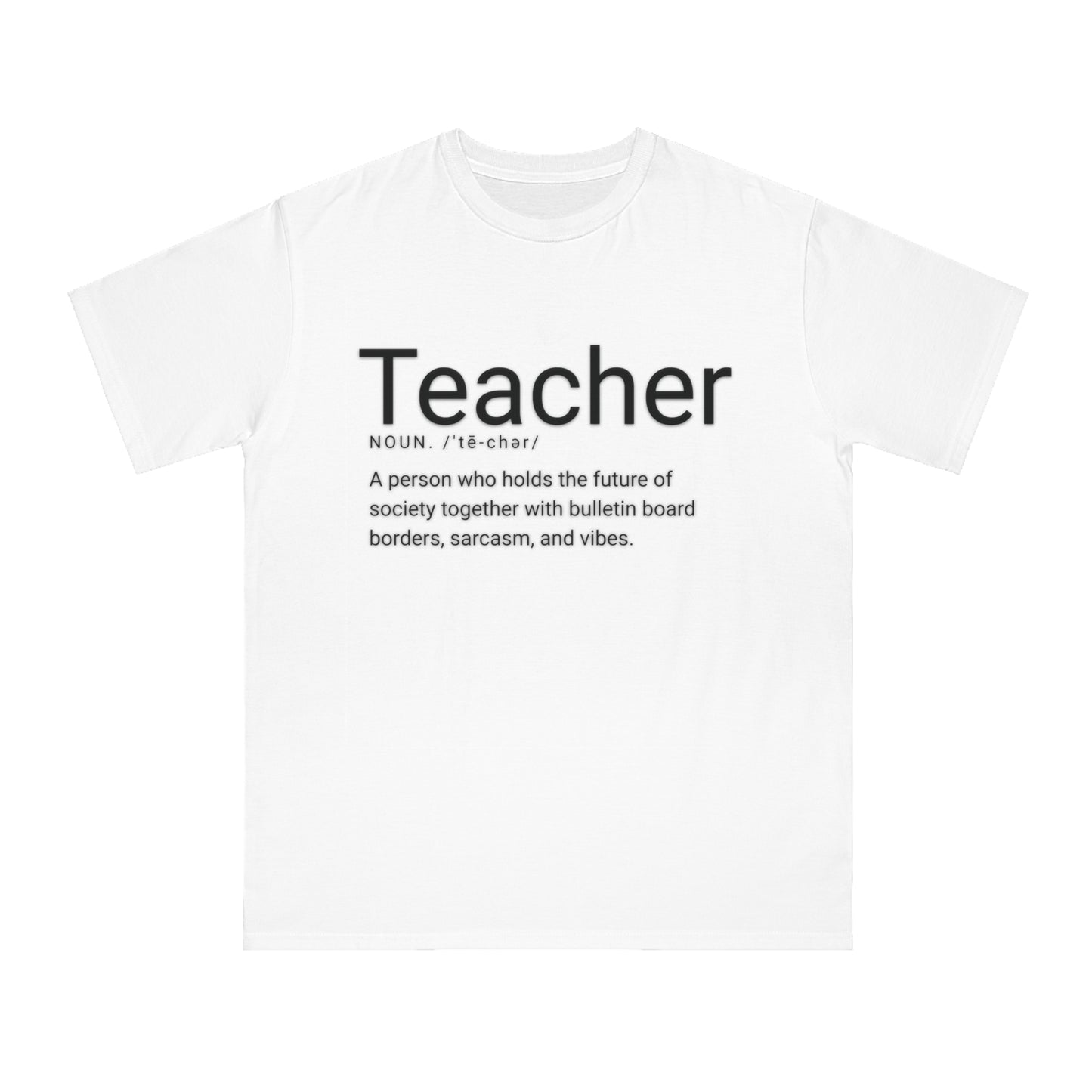 Organic "Teacher Definition" T-Shirt