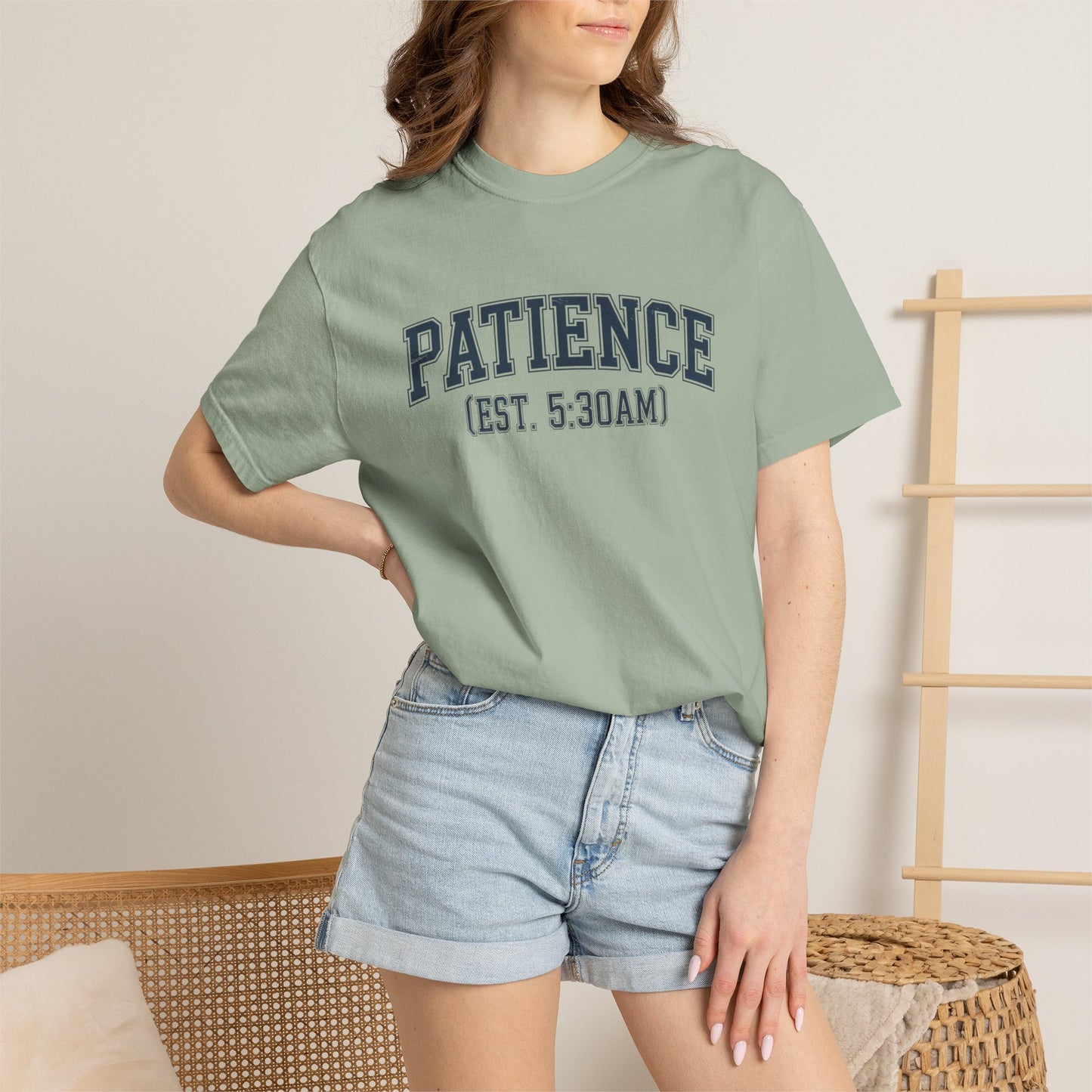Patience Teacher T-Shirt, Comfort Colors 1717