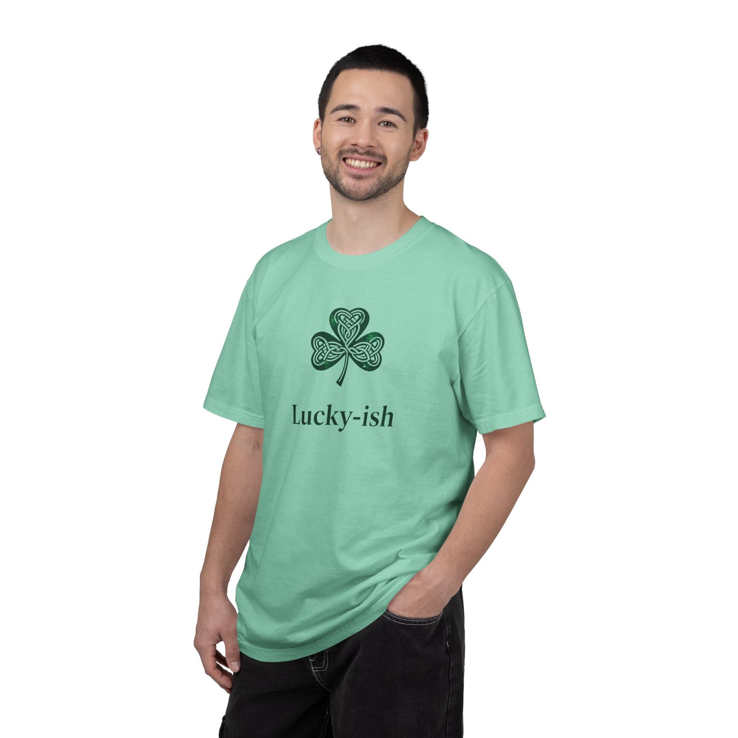 'Lucky-ish' Celtic Shamrock St. Patrick's Day Tee
