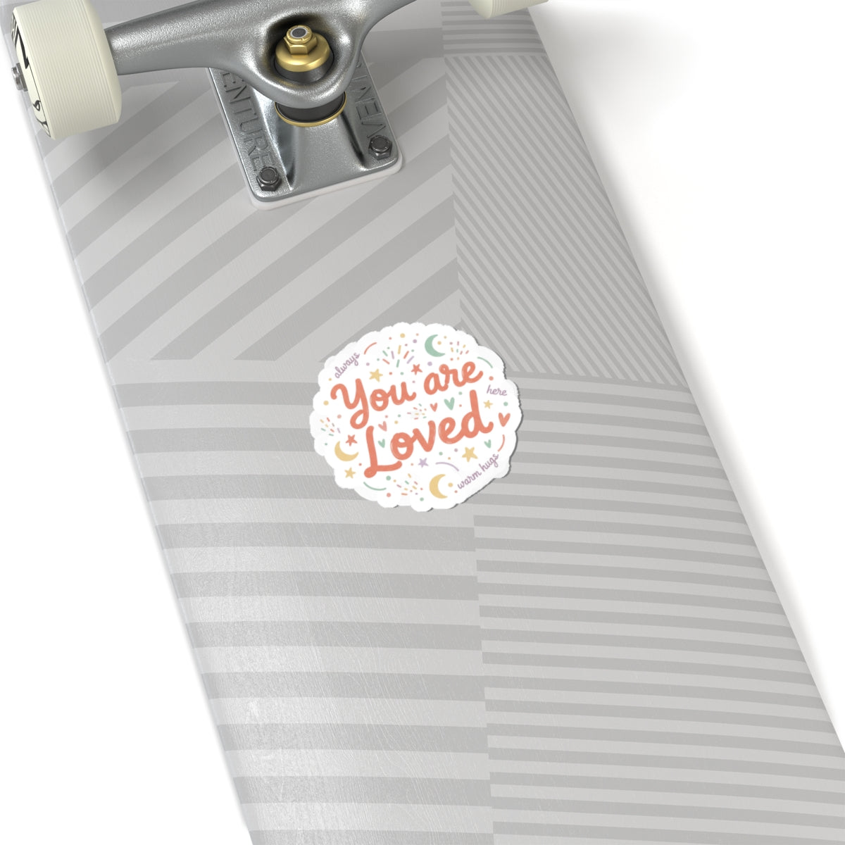You Are Loved Sticker | handwritten doodle, sketch aesthetic pastel