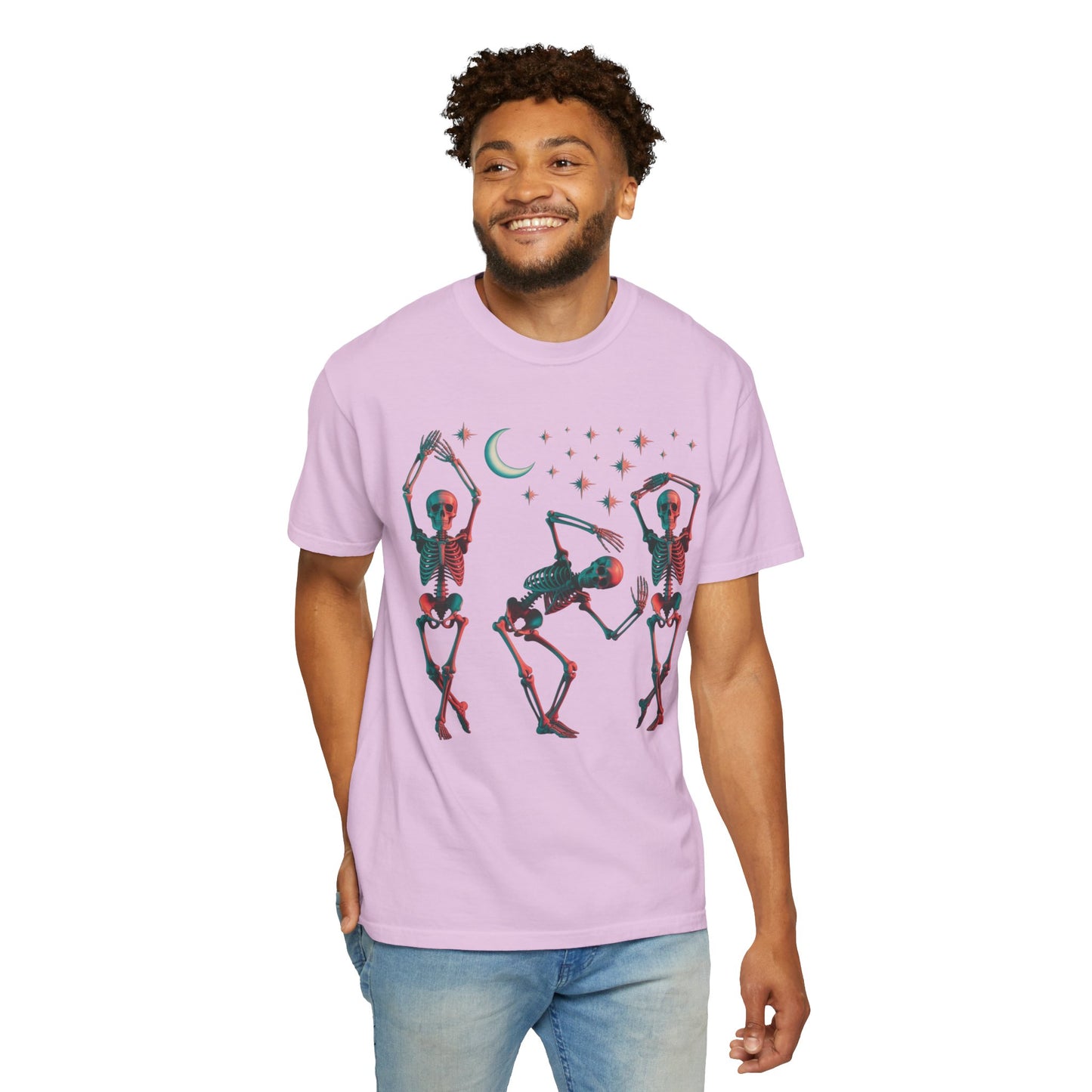 Halloween Dancing Skeletons Comfort Colors T-shirt