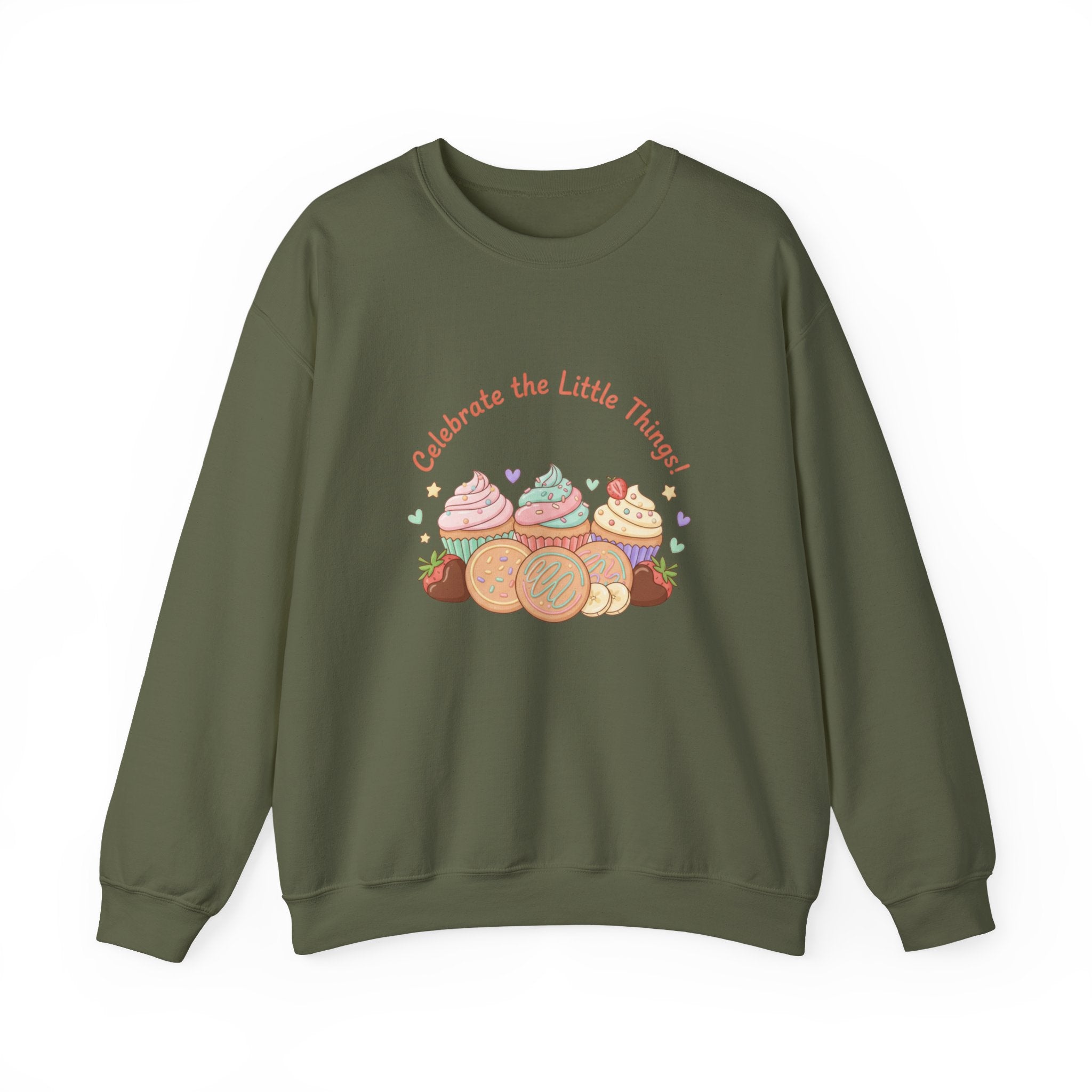 Celebrate the Little Things Sweatshirt | tiny desserts, sweet tooth design