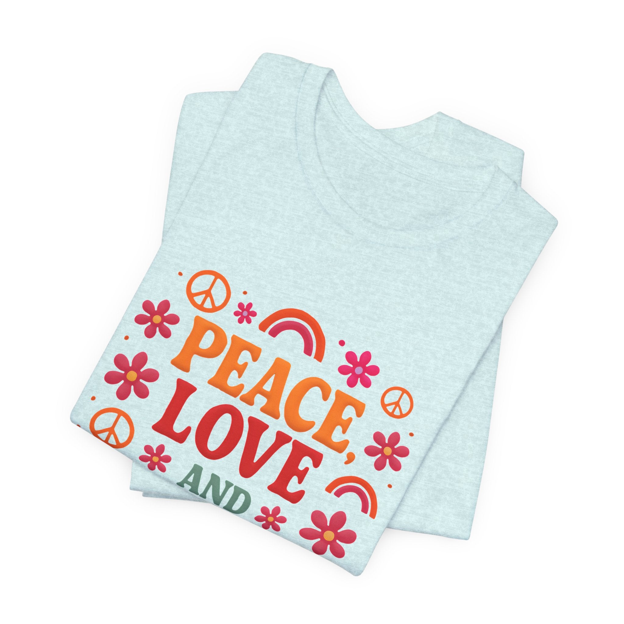 Peace, Love and 4th Grade T-Shirt — Retro Teacher Appreciation Tee