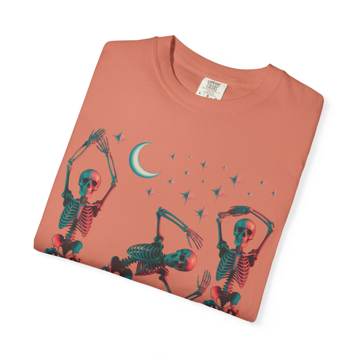 Halloween Dancing Skeletons Comfort Colors T-shirt