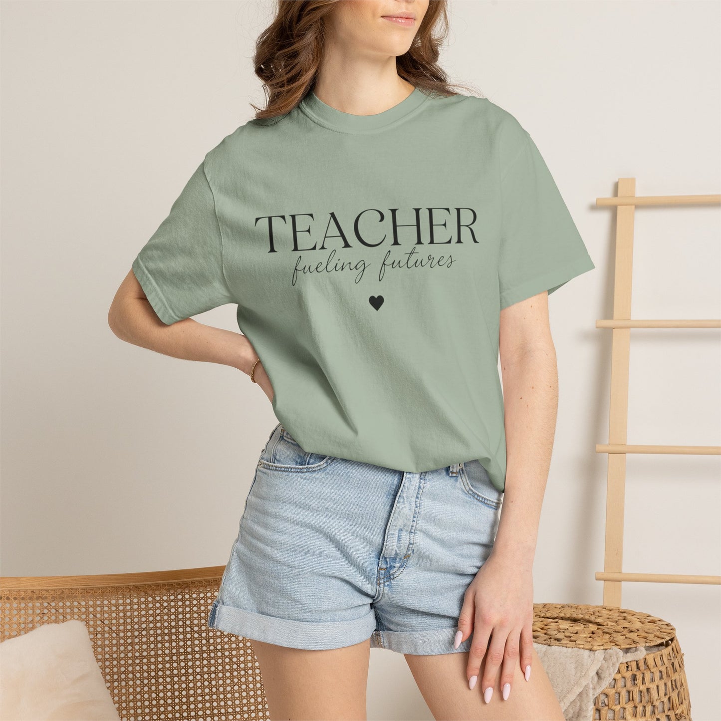 Teacher Fueling Futures T-Shirt, Comfort Colors 1717