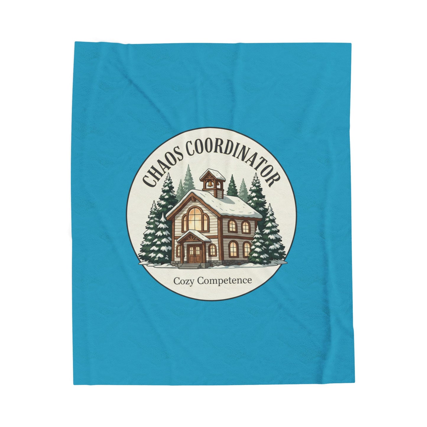 Chaos Coordinator Cozy Blanket | Funny Teacher Blanket | Classroom Humor Throw | Teacher Gift for Winter